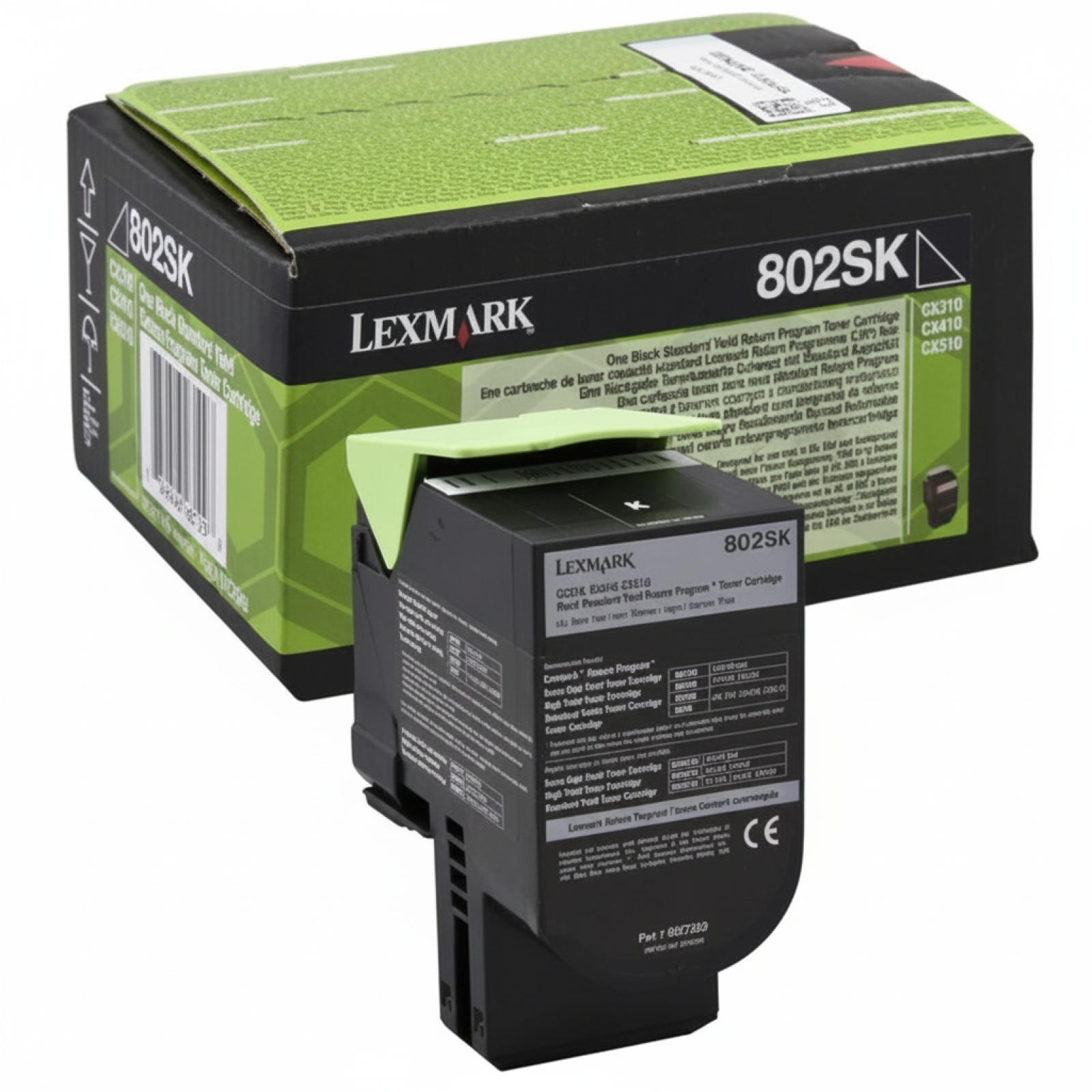 Original OEM Toner Lexmark 802K (80C2SK0) (Black)