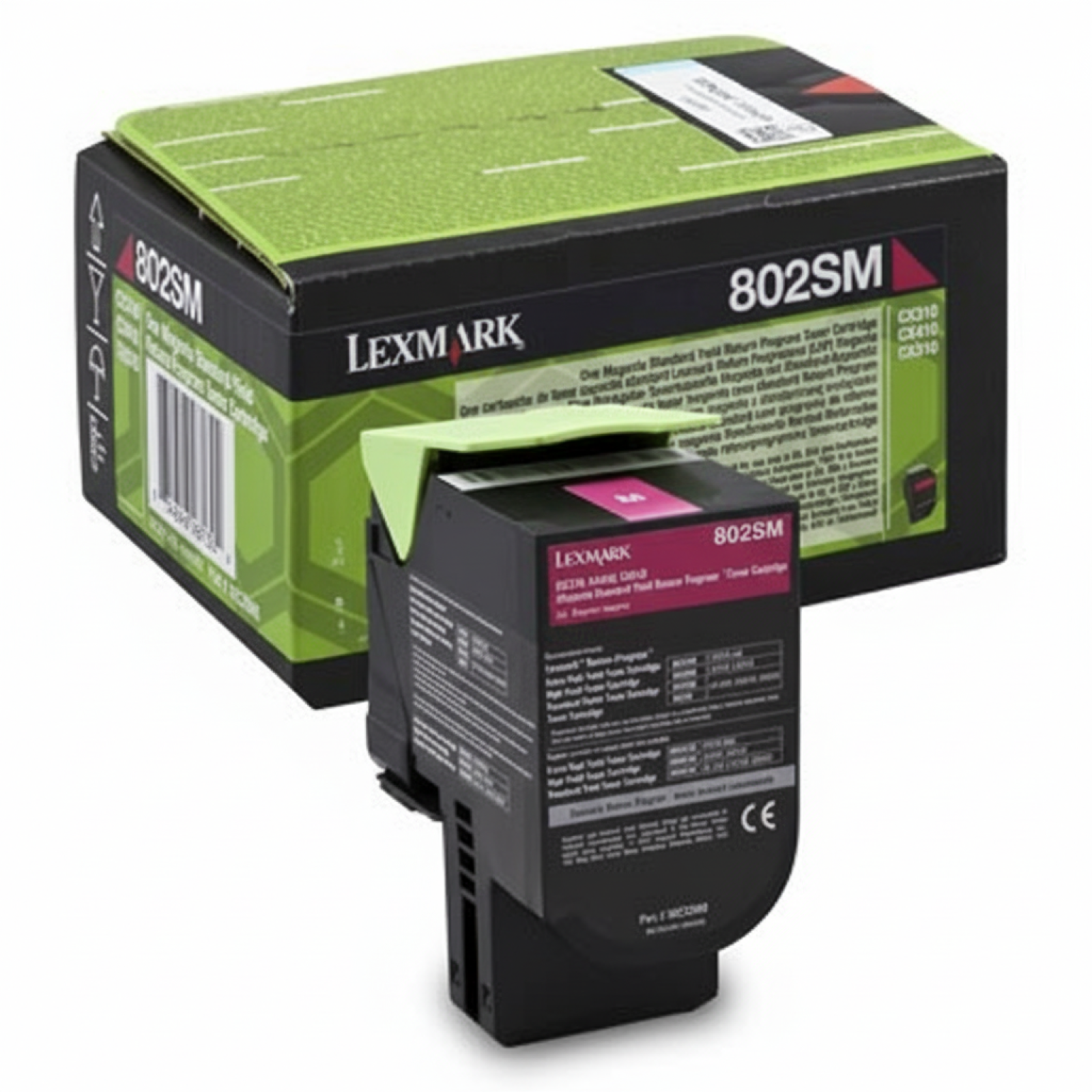 Original OEM Toner Lexmark 802M (80C2SM0) (Magenta)