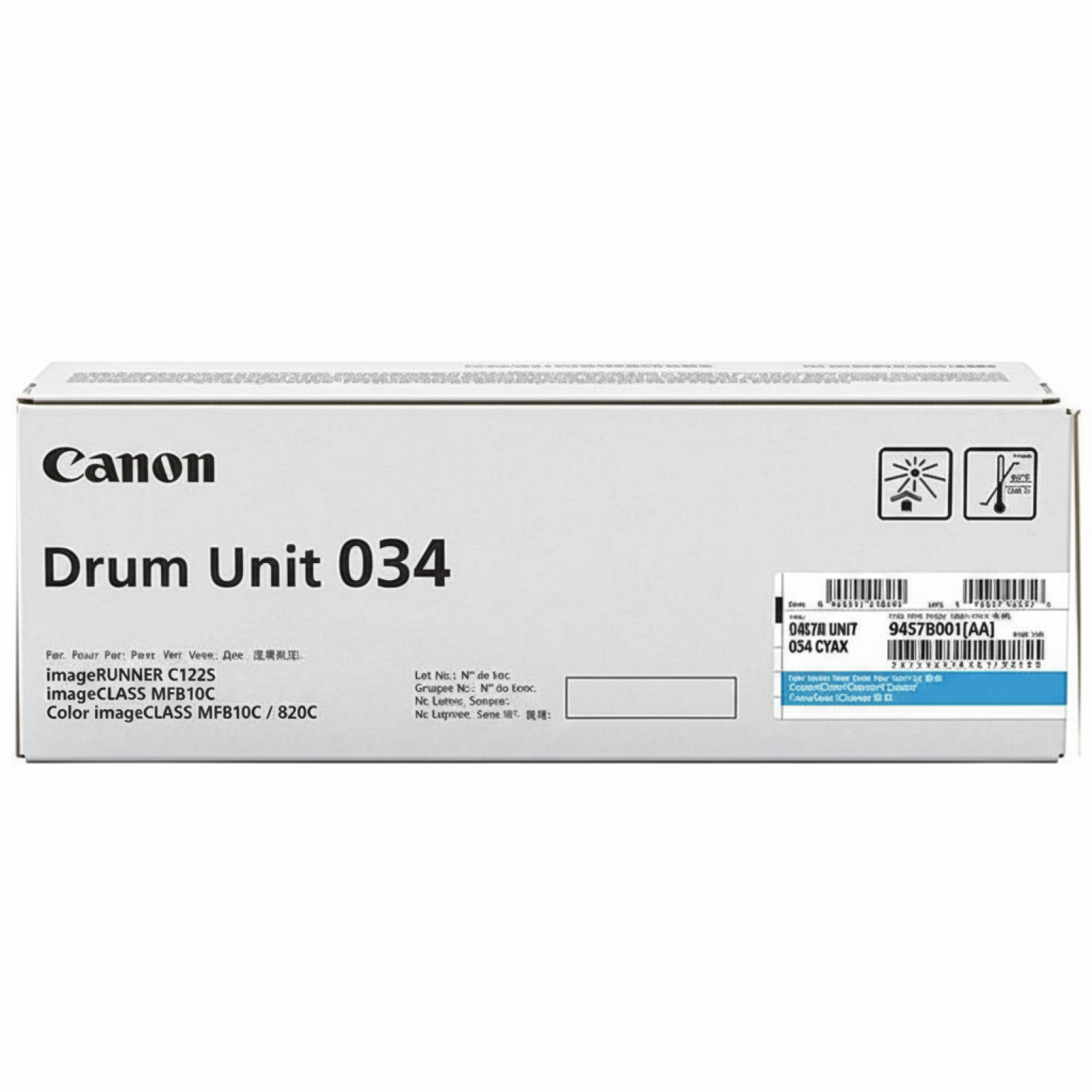Original OEM Drum Unit Canon 034 (9457B001) (Cyan)