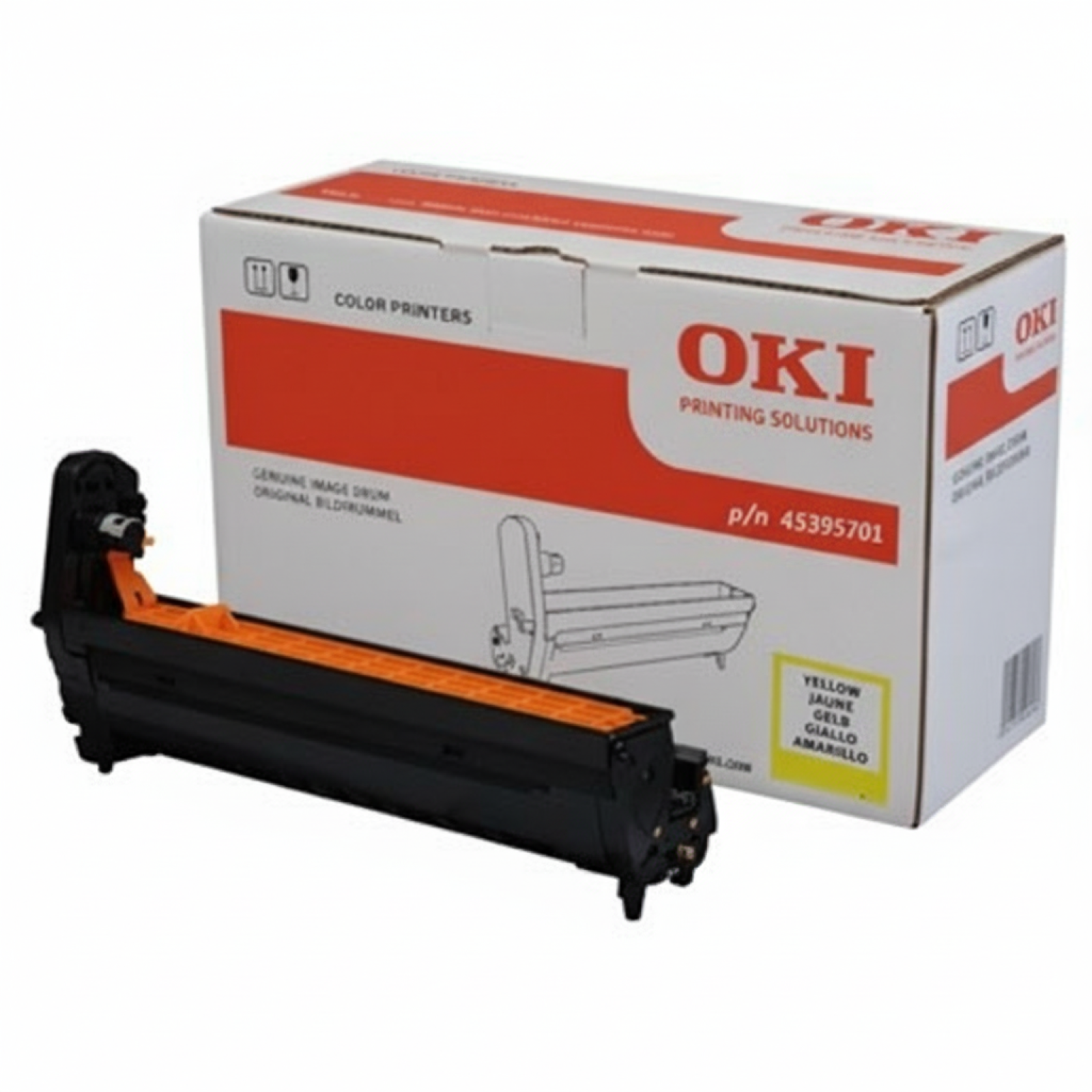 Original OEM Drum Unit Oki MC853 873 (44844469) (Yellow)