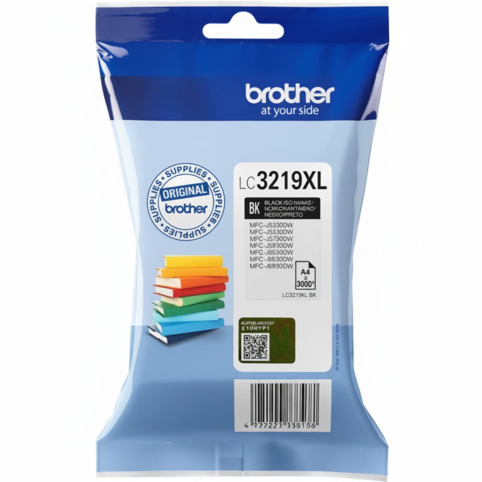 Original OEM Ink Cartridge Brother LC-3219 XL BK (LC3219XLBK) (Black)