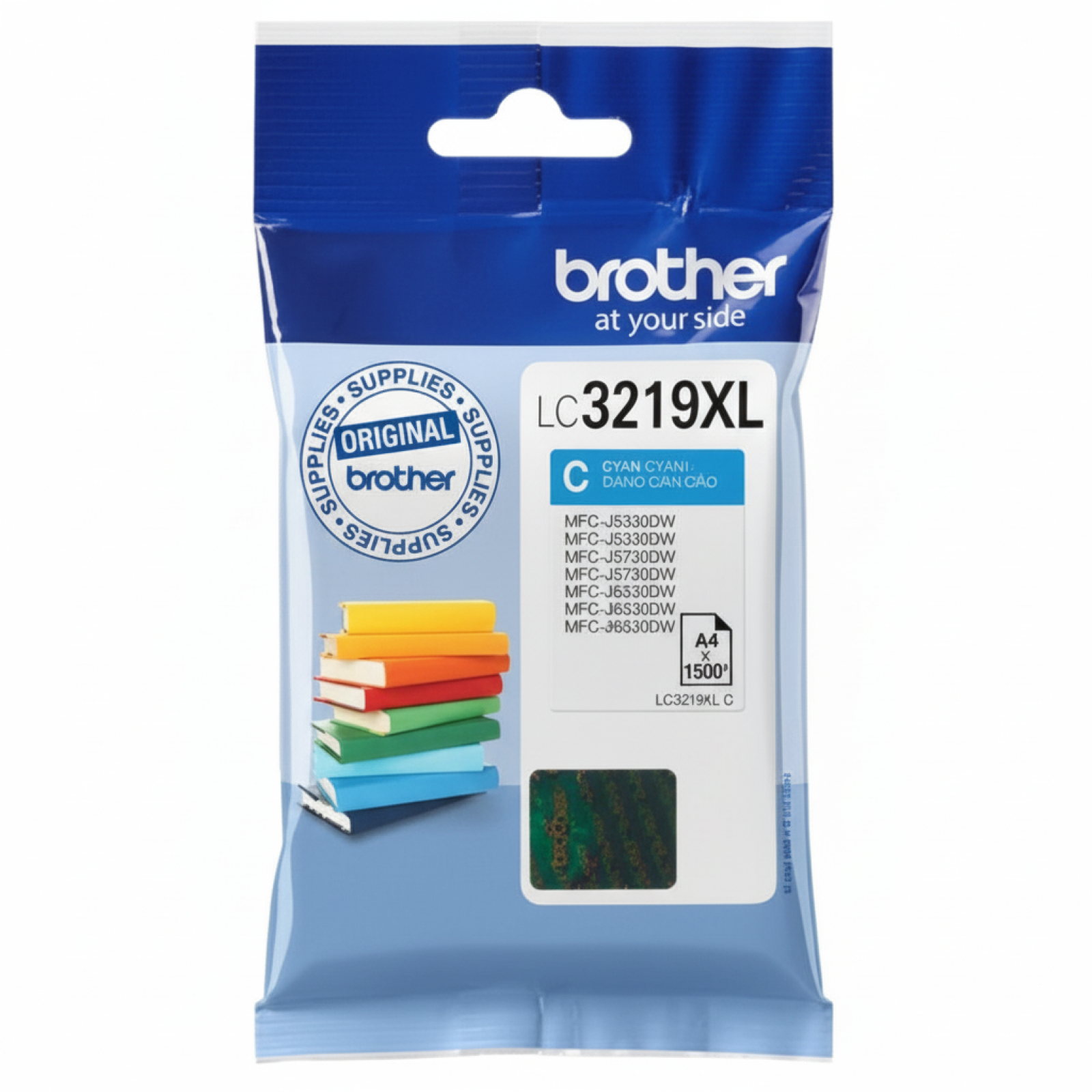 Original OEM Ink Cartridge Brother LC-3219 XL C (LC3219XLC) (Cyan)