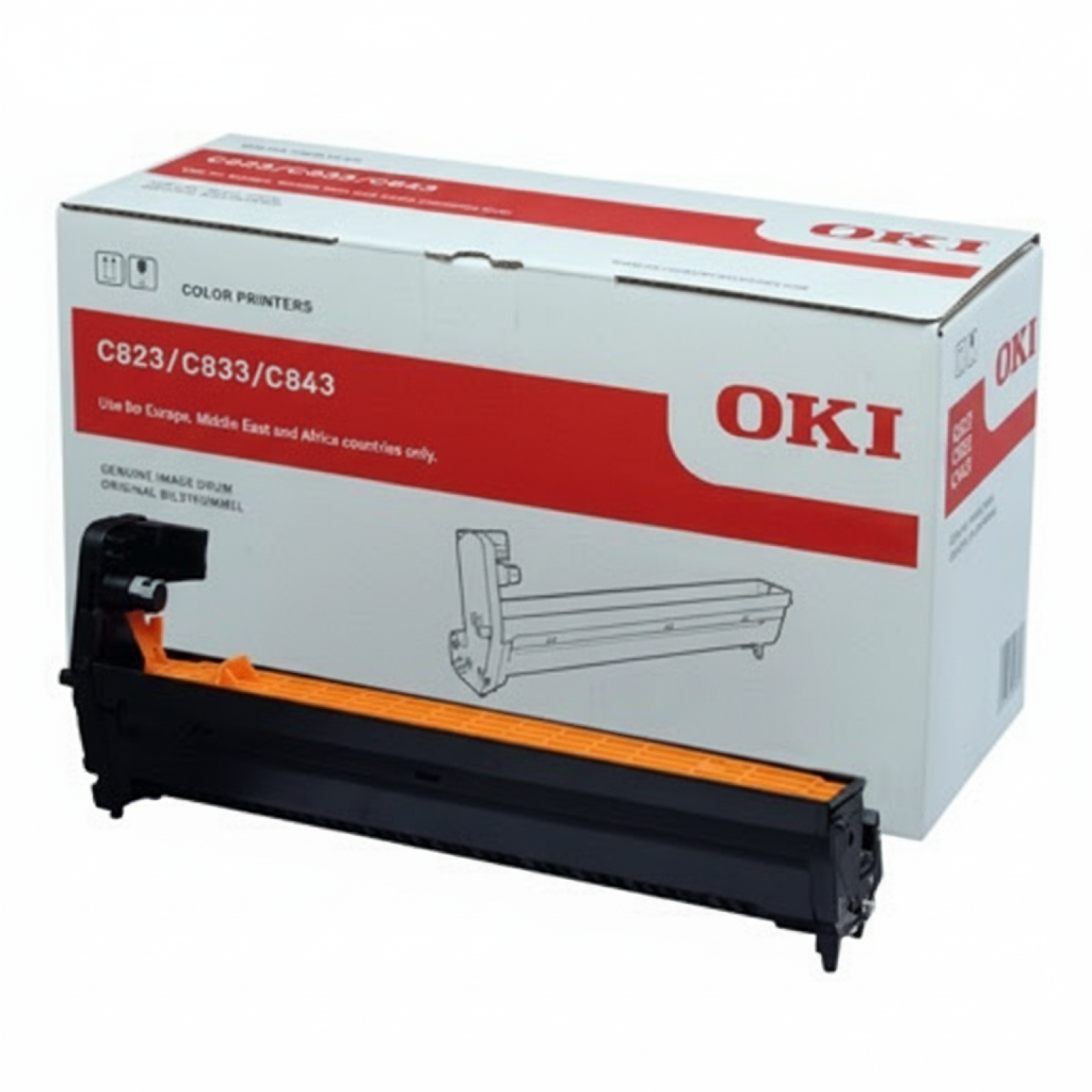 Original OEM Drum Unit Oki C823 C833 C843 (46438003) (Cyan)