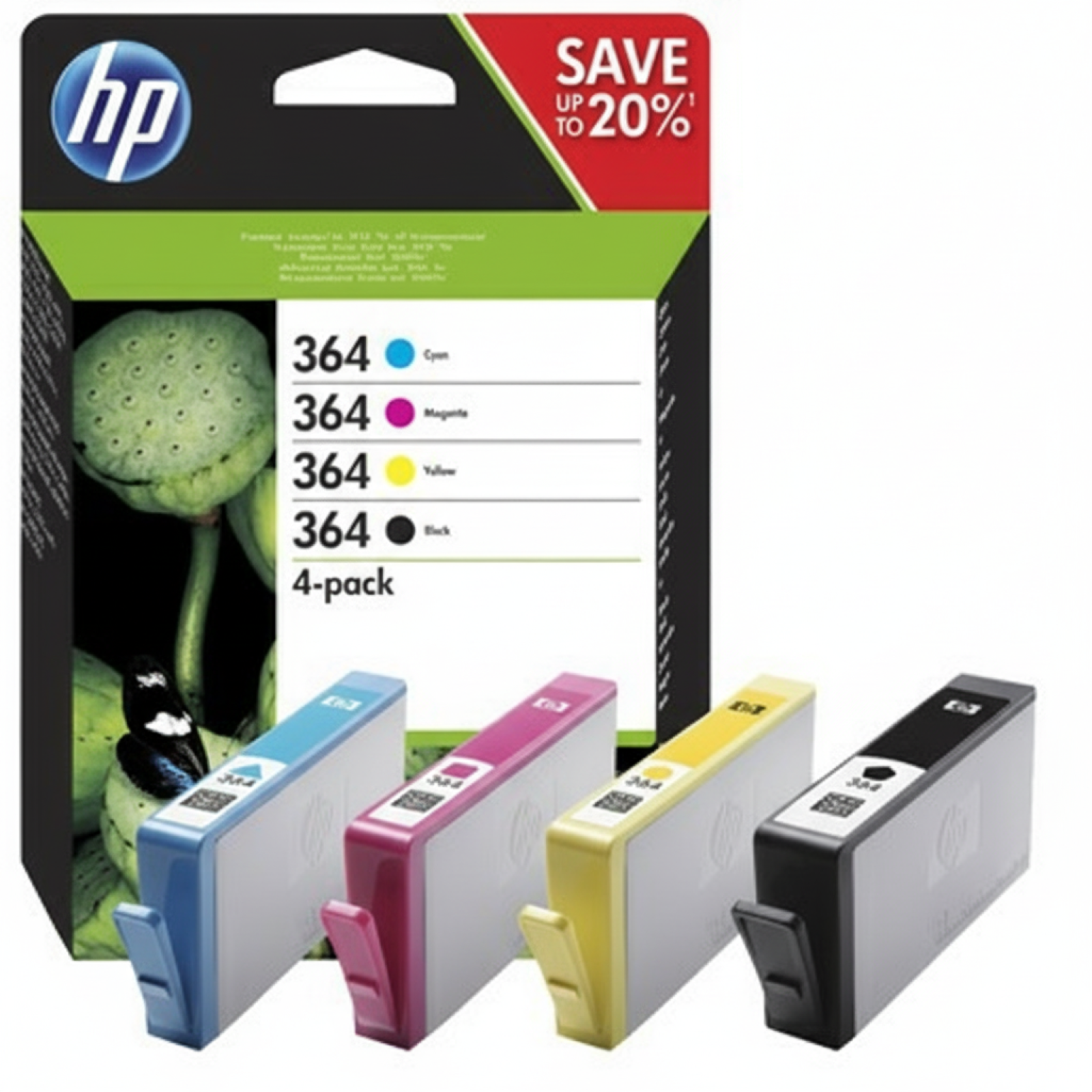 Original OEM Ink Cartridges HP 364 CMYK (N9J73AE) (multi pack)