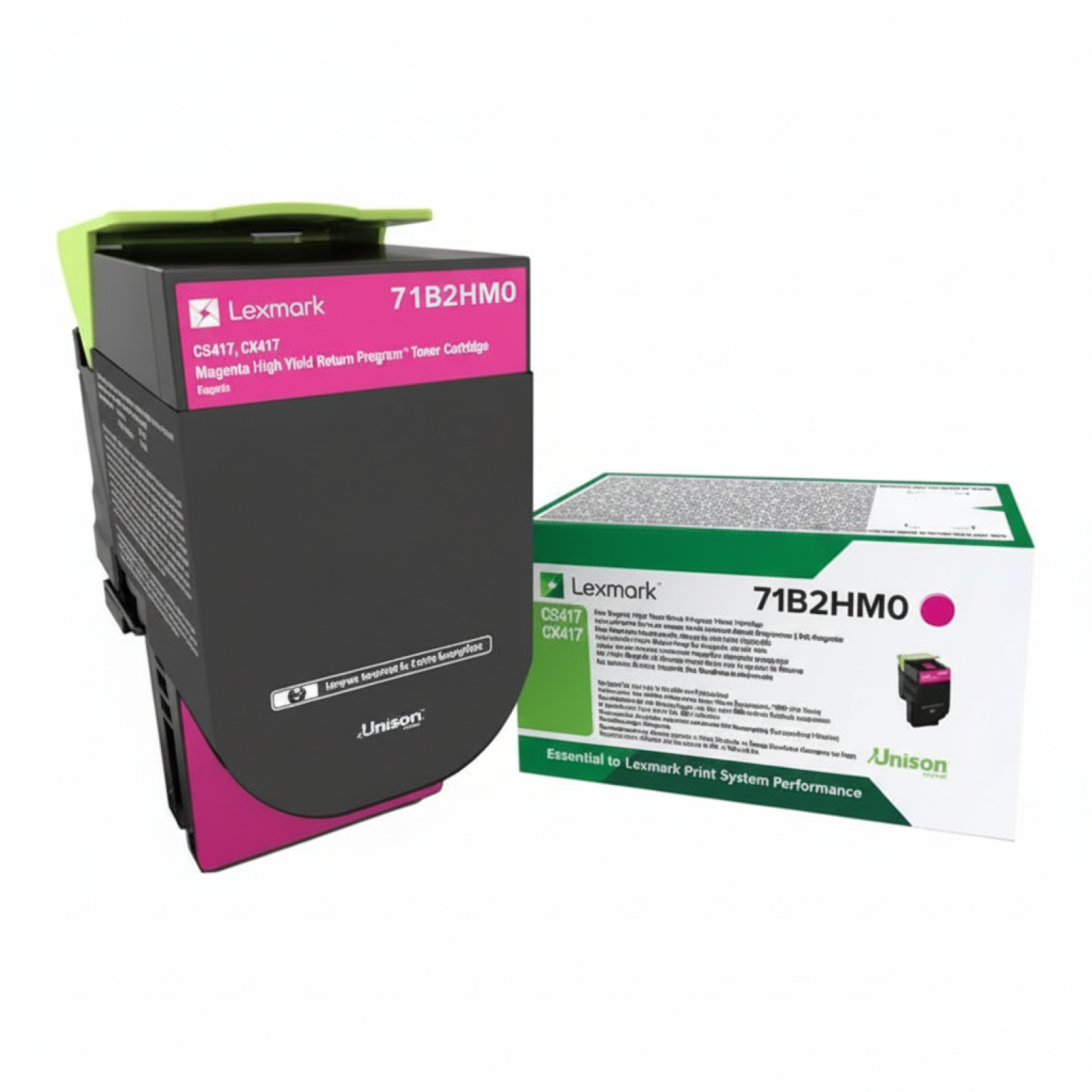 Original OEM Toner Lexmark CX417 H M (71B2HM0) (Magenta)
