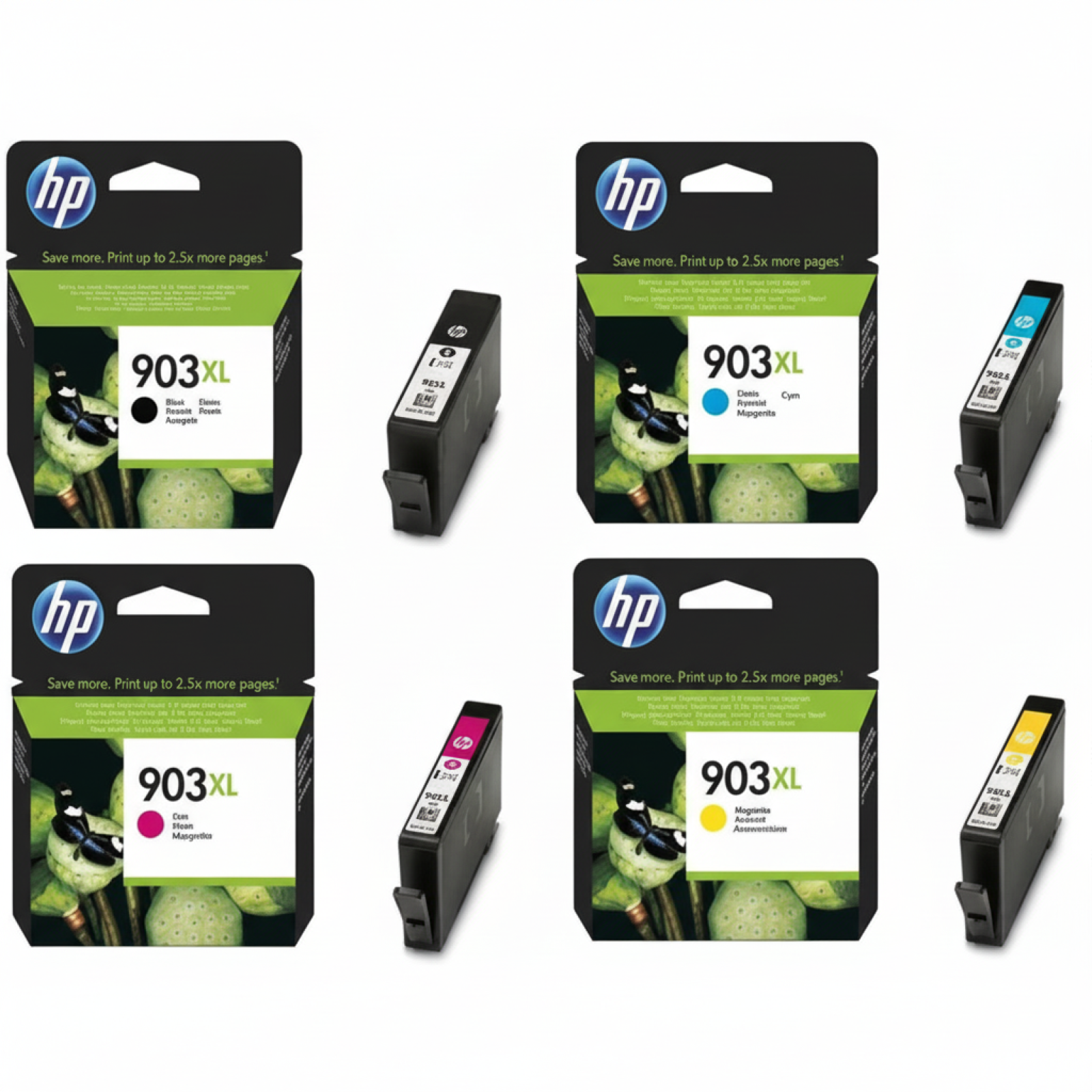 Original OEM Ink Cartridges HP 903 XL CMYK (3HZ51AE) (multi pack)