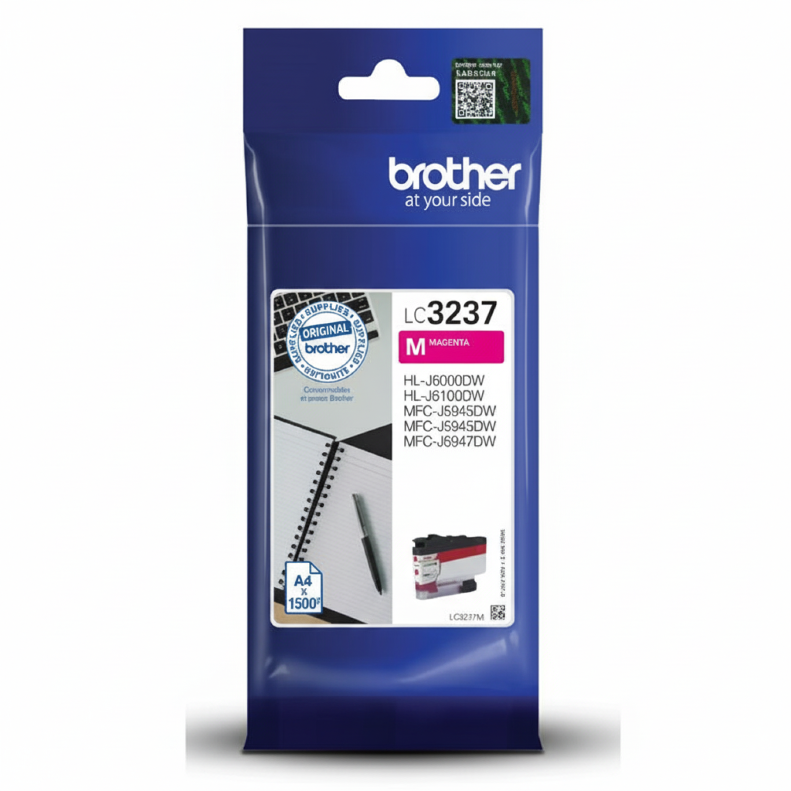 Original OEM Ink Cartridge Brother LC-3237 M (LC3237M) (Magenta)