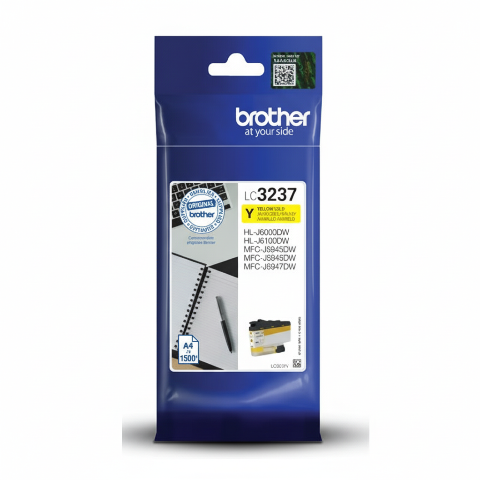 Original OEM Ink Cartridge Brother LC-3237 Y (LC3237Y) (Yellow)