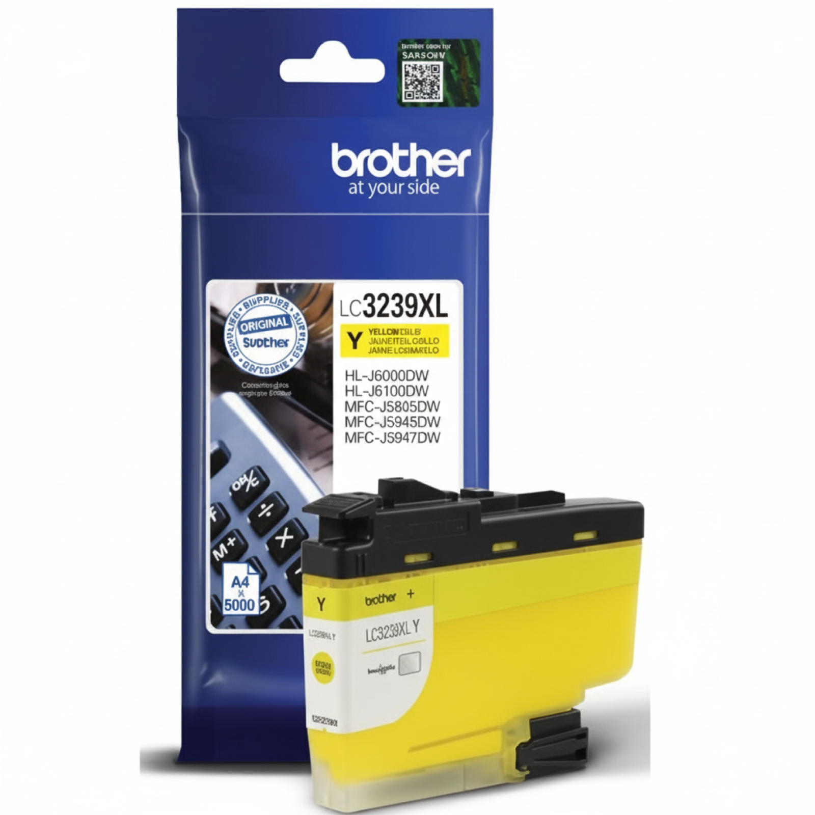 Original OEM Ink Cartridge Brother LC-3239 XL Y (LC3239XLY) (Yellow)