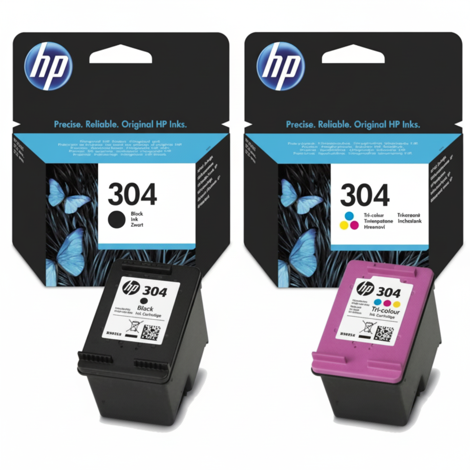 Original OEM Ink Cartridges HP 304 BK + 304 C (3JB05AE) (multi pack)