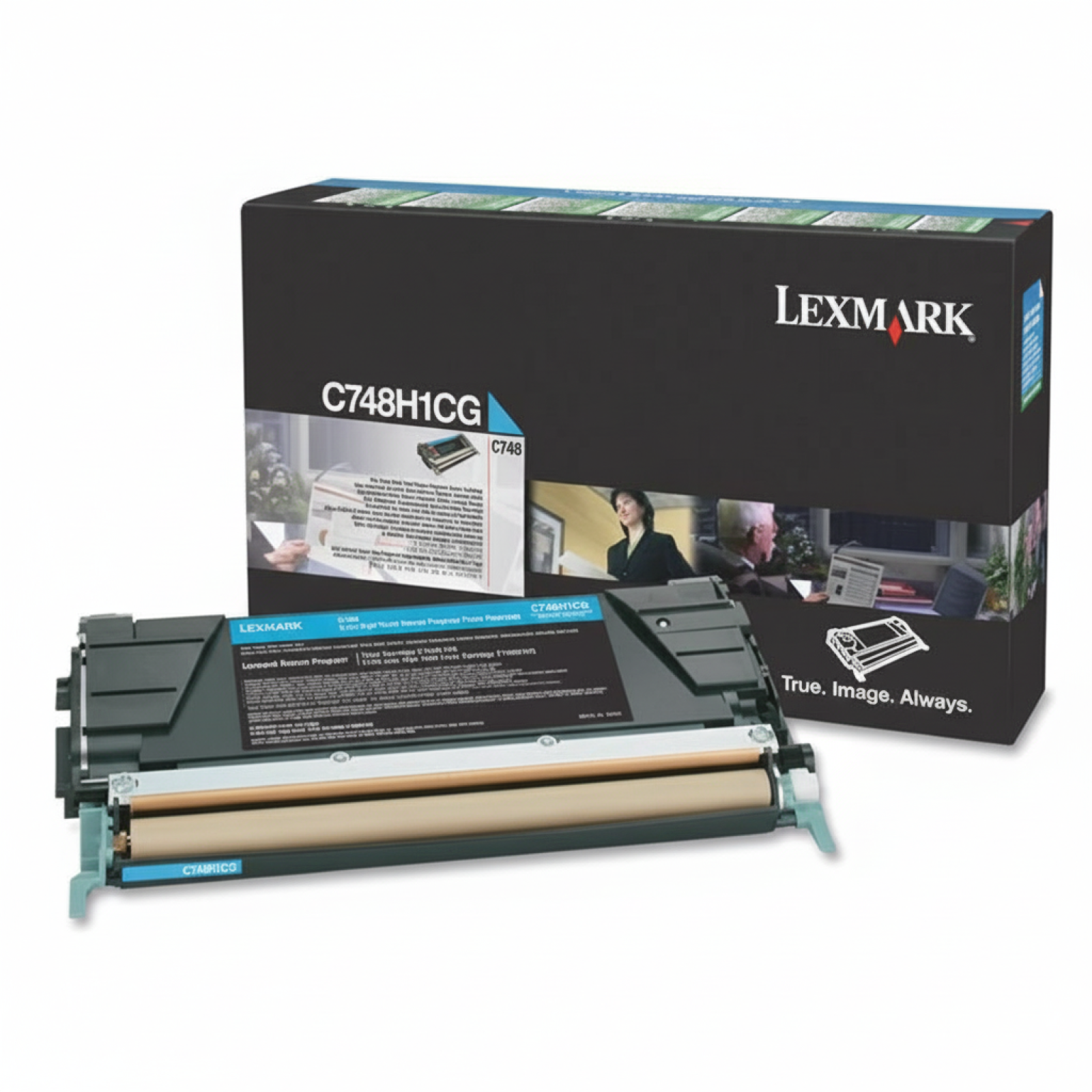 Original OEM Toner Lexmark C748 C (C748H1CG) (Cyan)