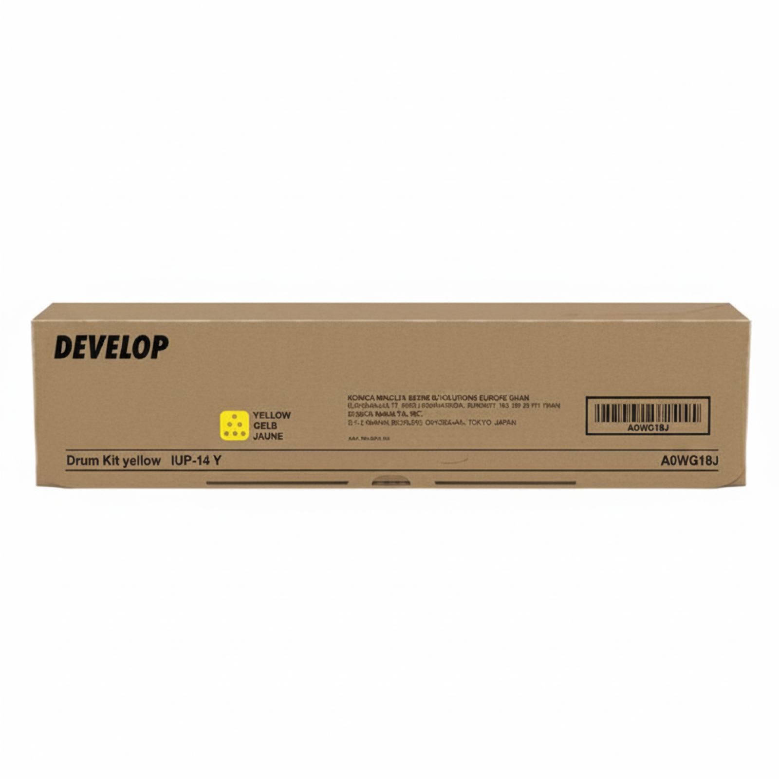 Original OEM Drum Unit Develop IUP-14Y (A0WG18J) (Yellow)