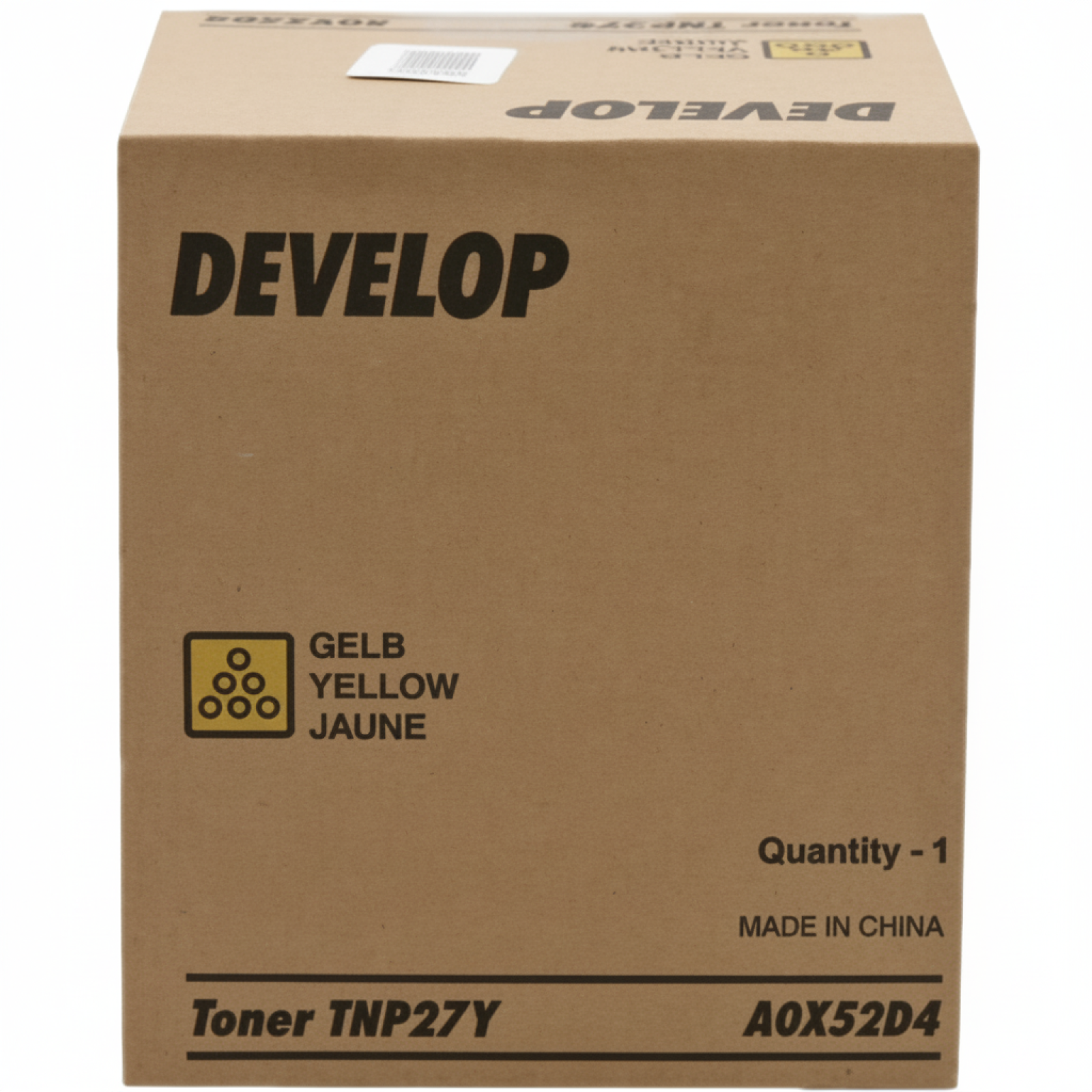 Original OEM Toner Develop TNP-27Y (A0X52D4) (Yellow)