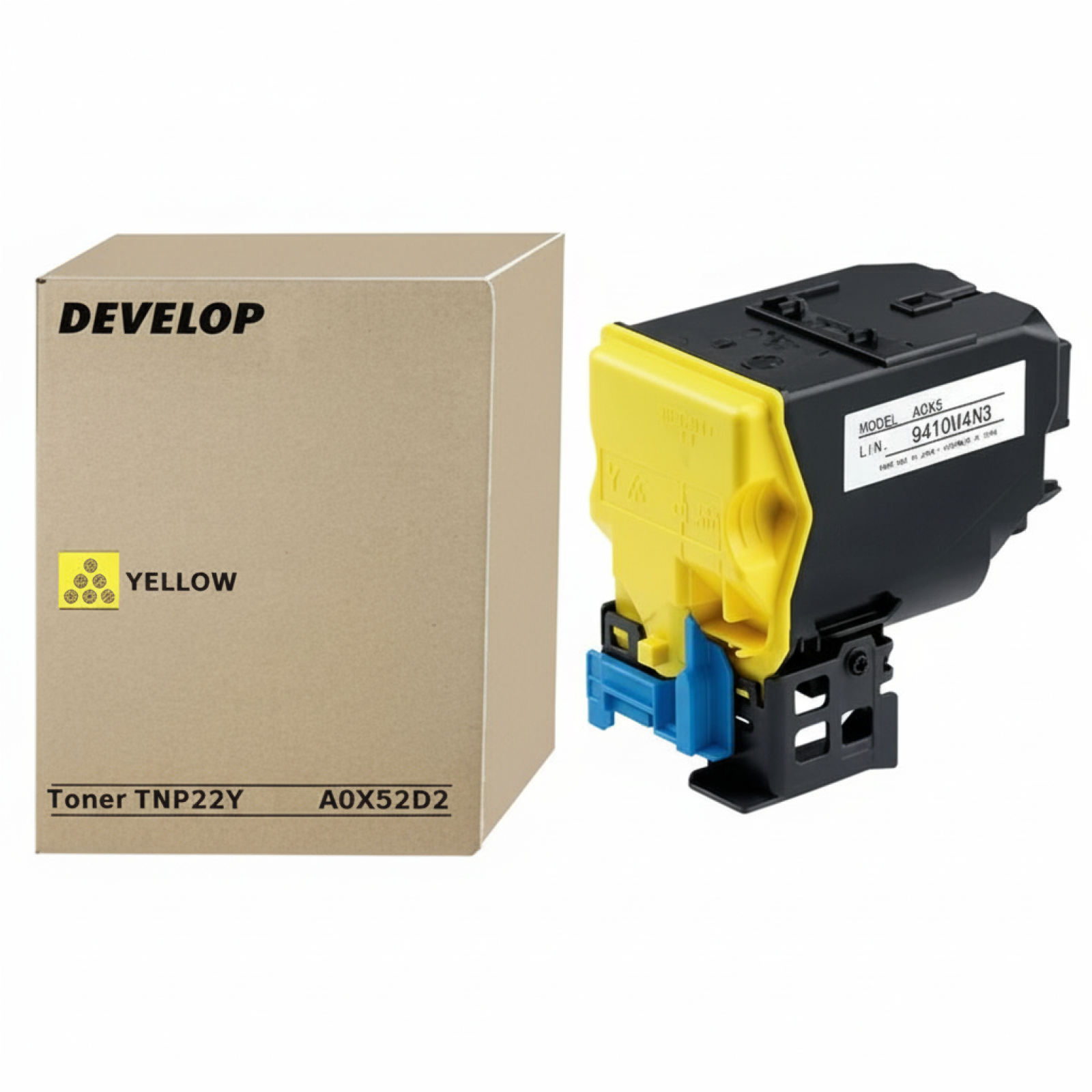 Original OEM Toner Develop TNP-22Y (A0X52D2) (Yellow)