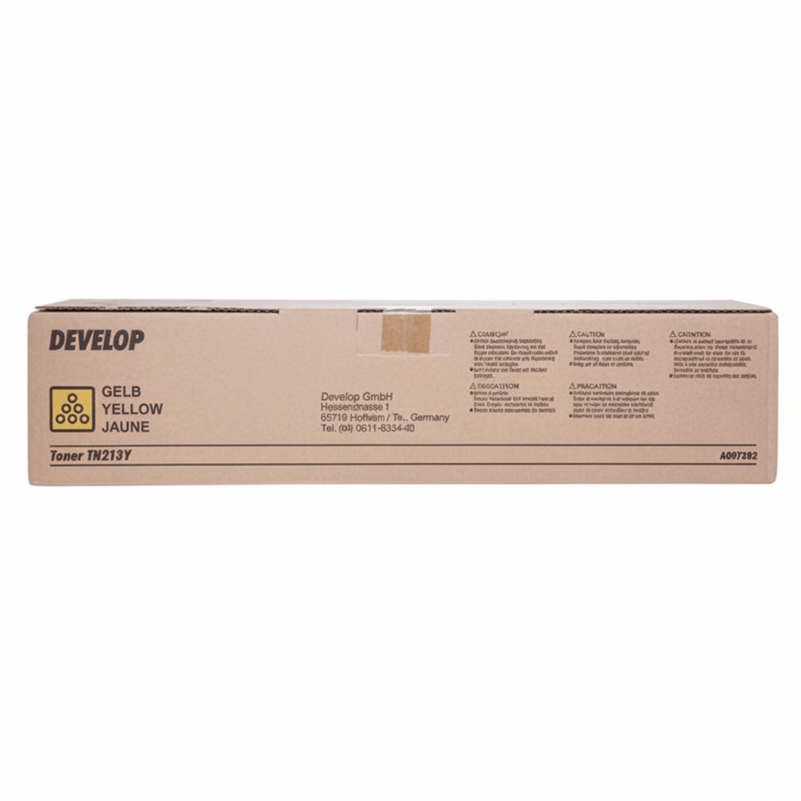 Original OEM Toner Develop TN-213Y (A0D72D2) (Yellow)