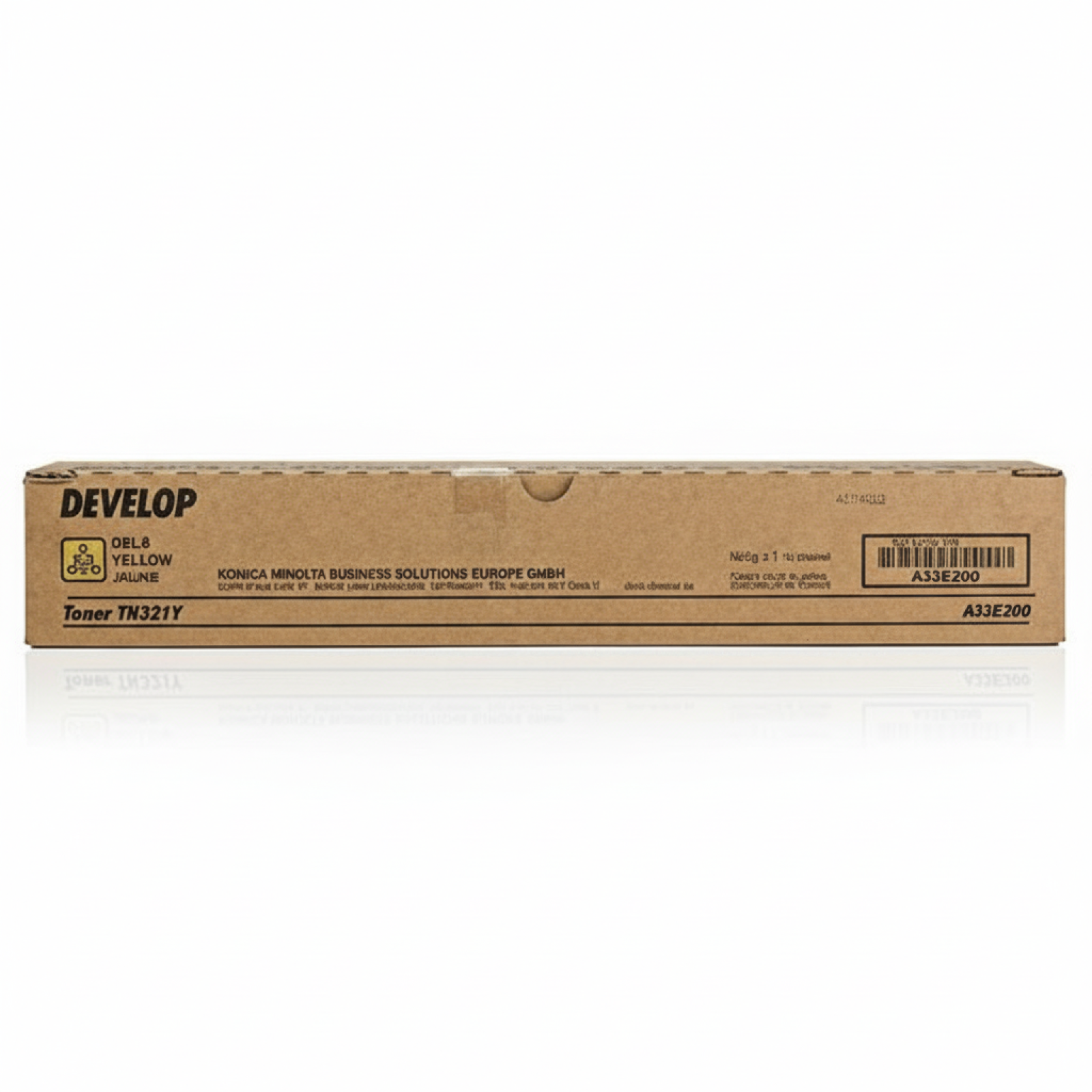 Original OEM Toner Develop TN-321Y (A33K2D0) (Yellow)