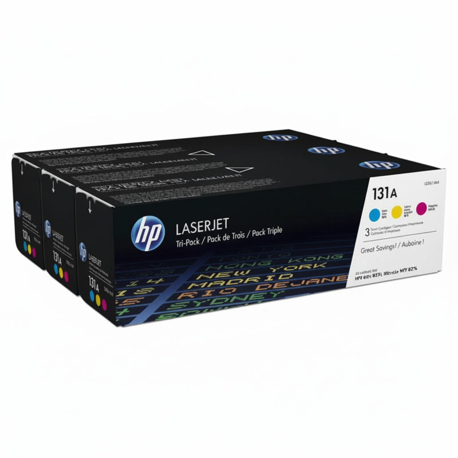 Original OEM Toners HP 131A CMY (U0SL1AM) (3-pack)