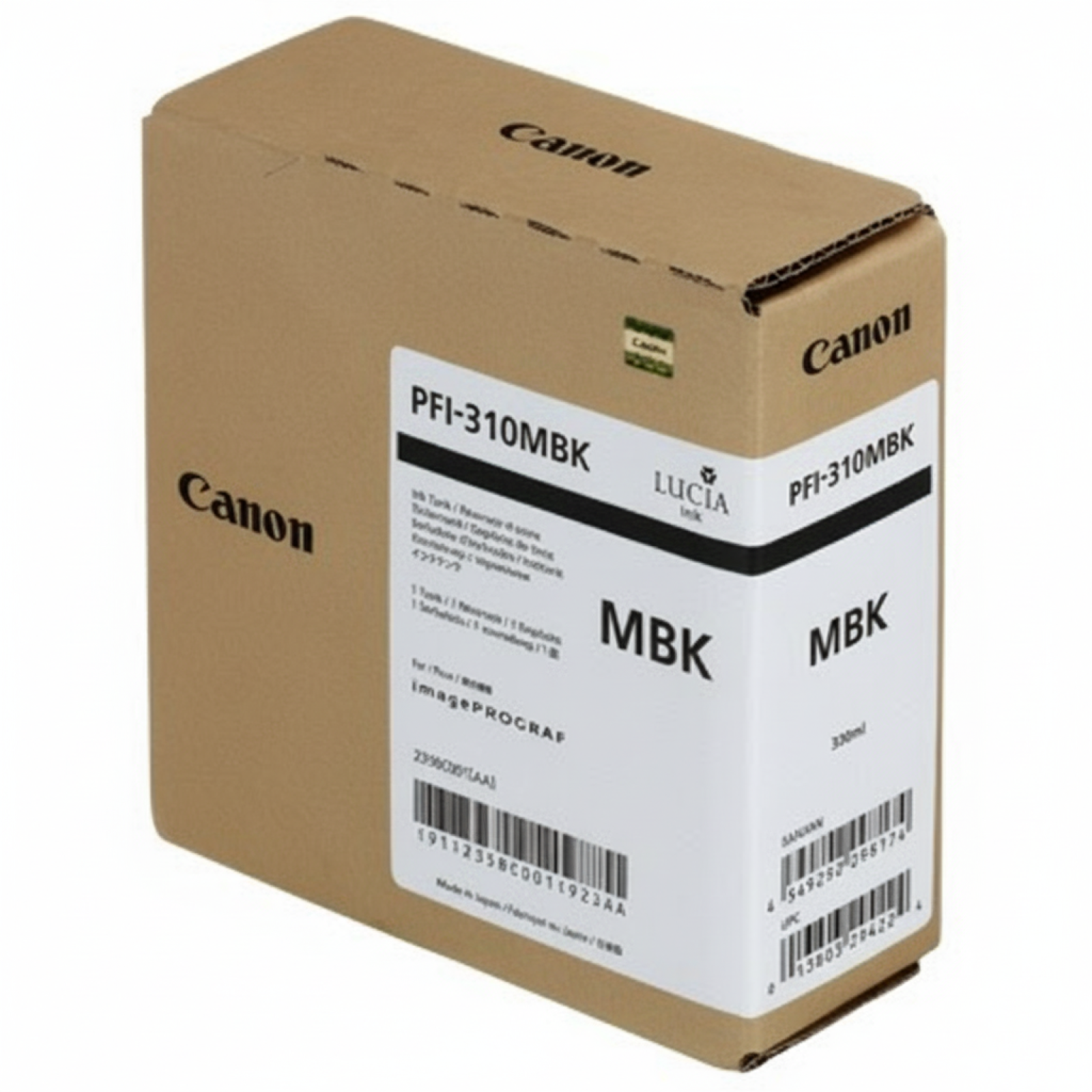 Original OEM Ink Cartridge Canon PFI-310MBK (2358C001) (Matte black)