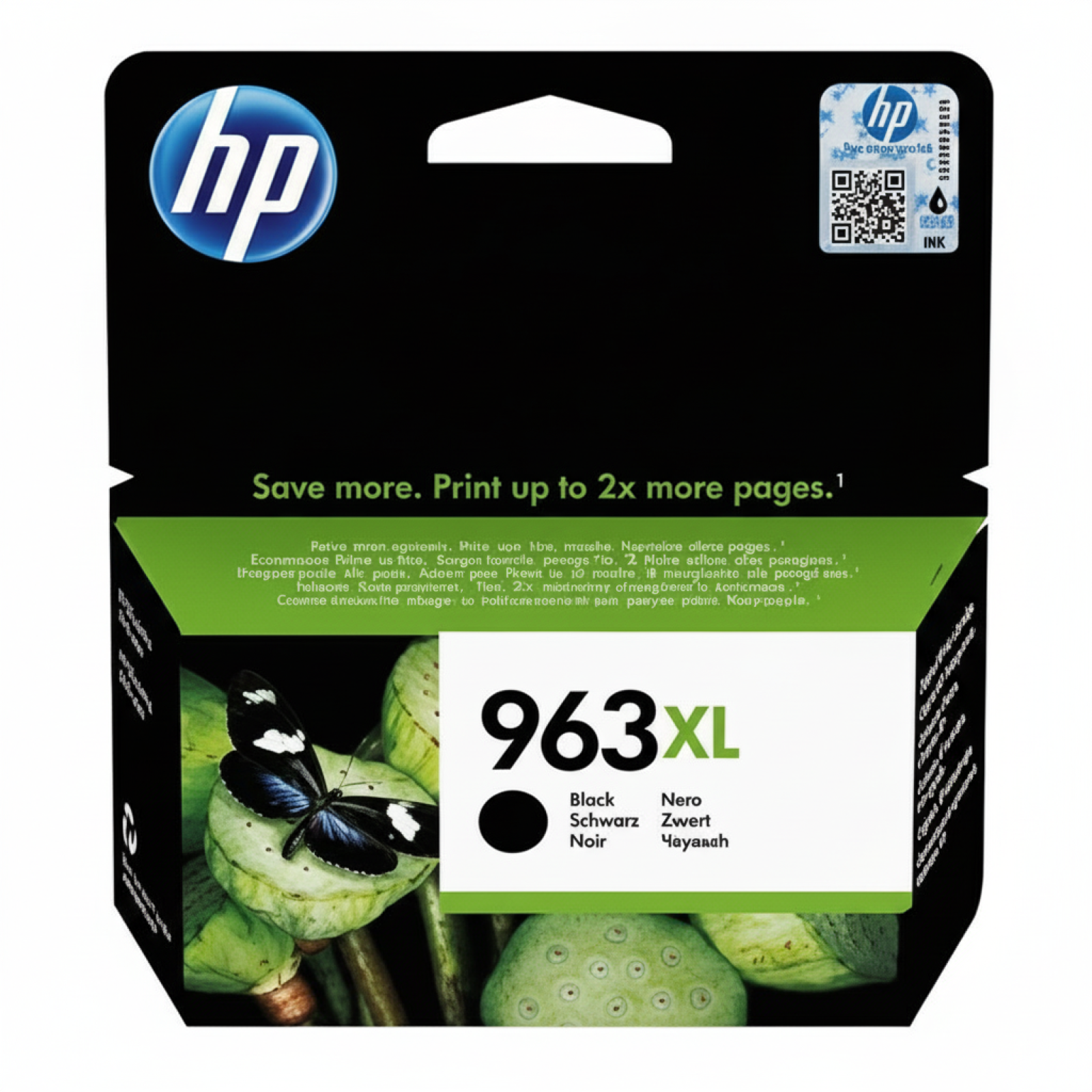 Original OEM Ink Cartridge HP 963 XL (3JA30AE) (Black)