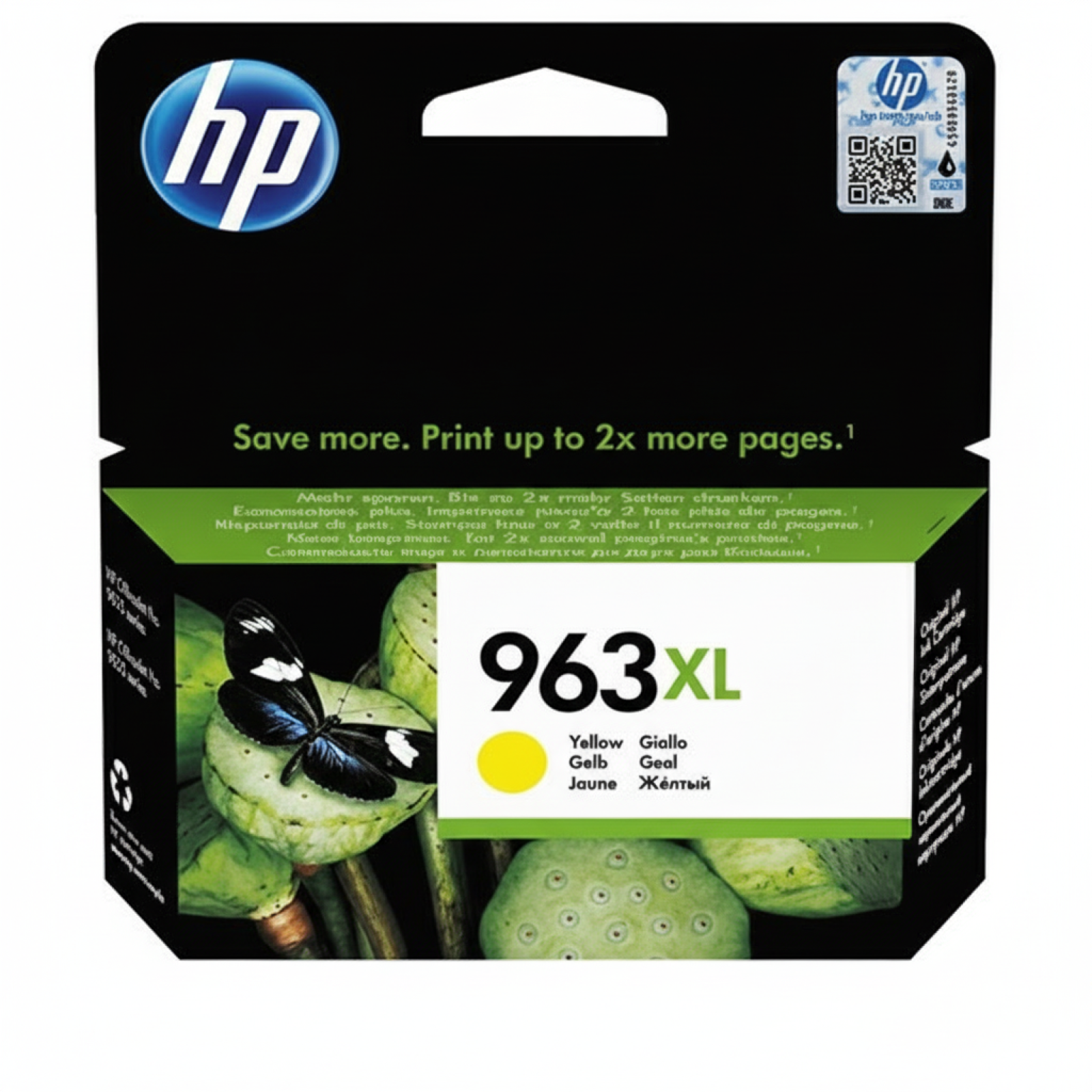 Original OEM Ink Cartridge HP 963 XL (3JA29AE) (Yellow)