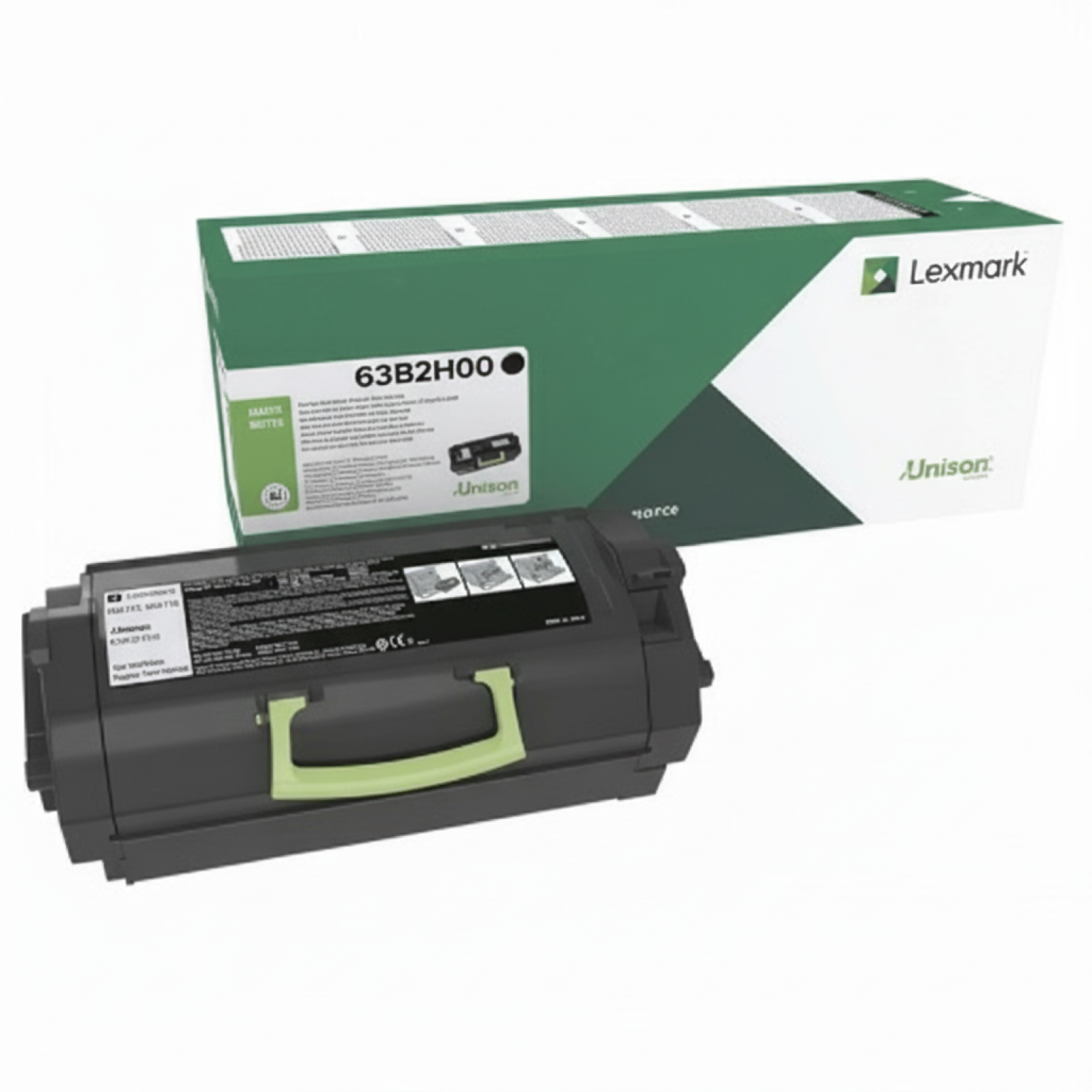 Original OEM Toner Lexmark MS717 H (63B2H00) (Black)