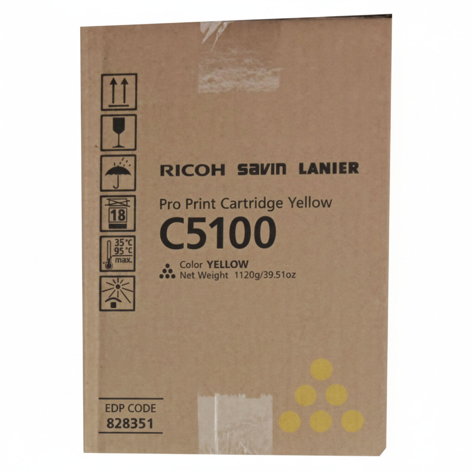 Original OEM Toner Ricoh C5100 (828403) (Yellow)