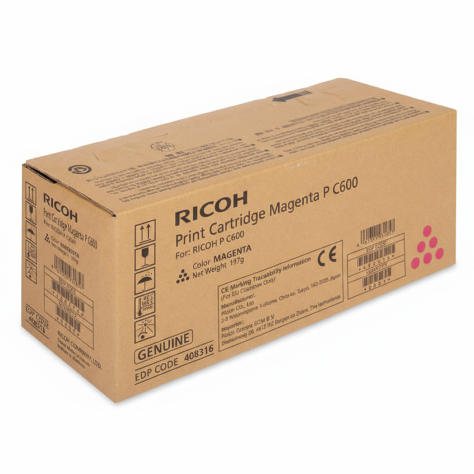 Original OEM Toner Ricoh C600 (408316) (Magenta)