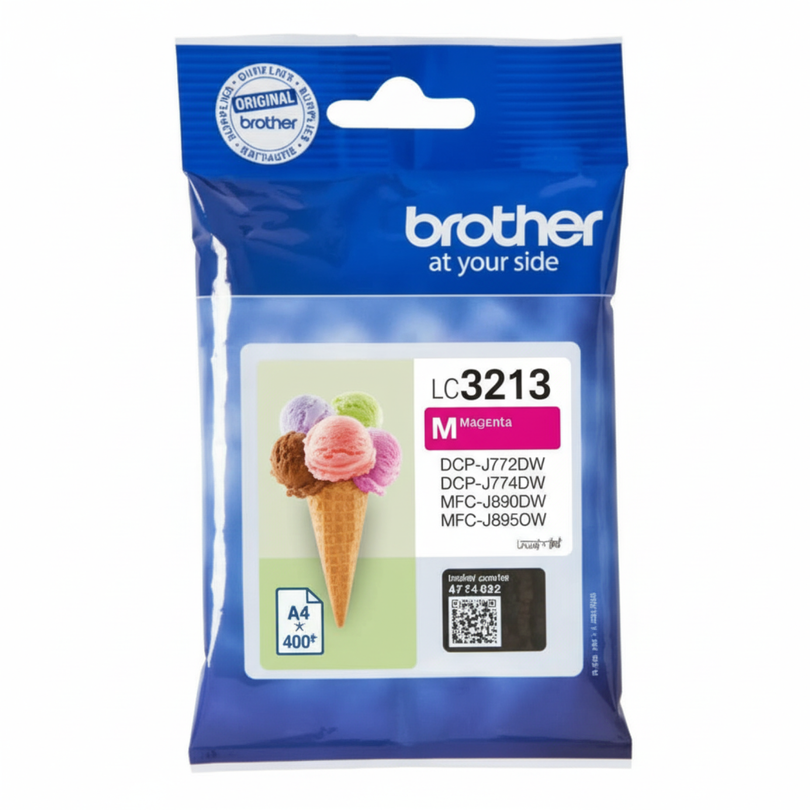 Original OEM Ink Cartridge Brother LC-3213 M (LC3213M) (Magenta)