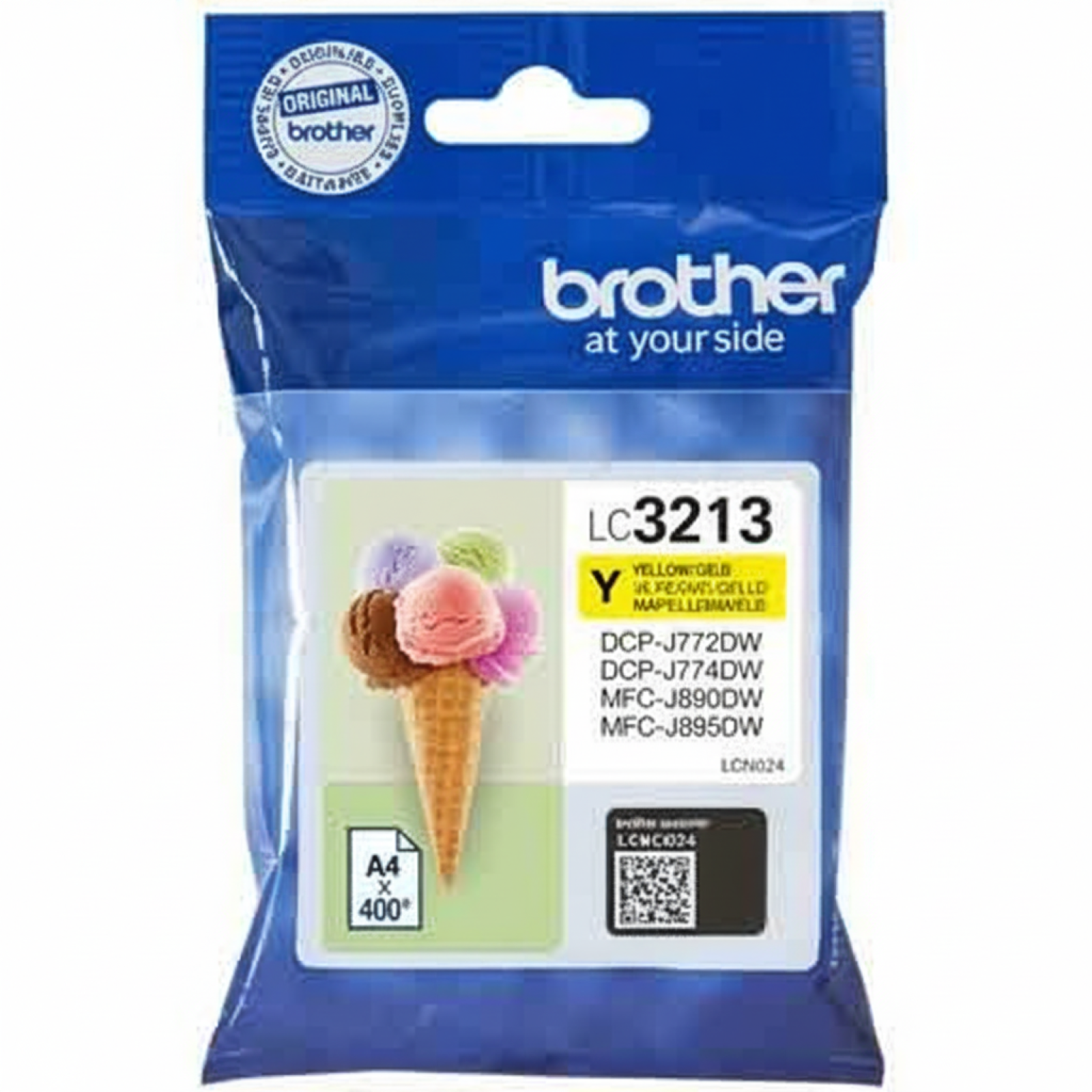 Original OEM Ink Cartridge Brother LC-3213 Y (LC3213Y) (Yellow)