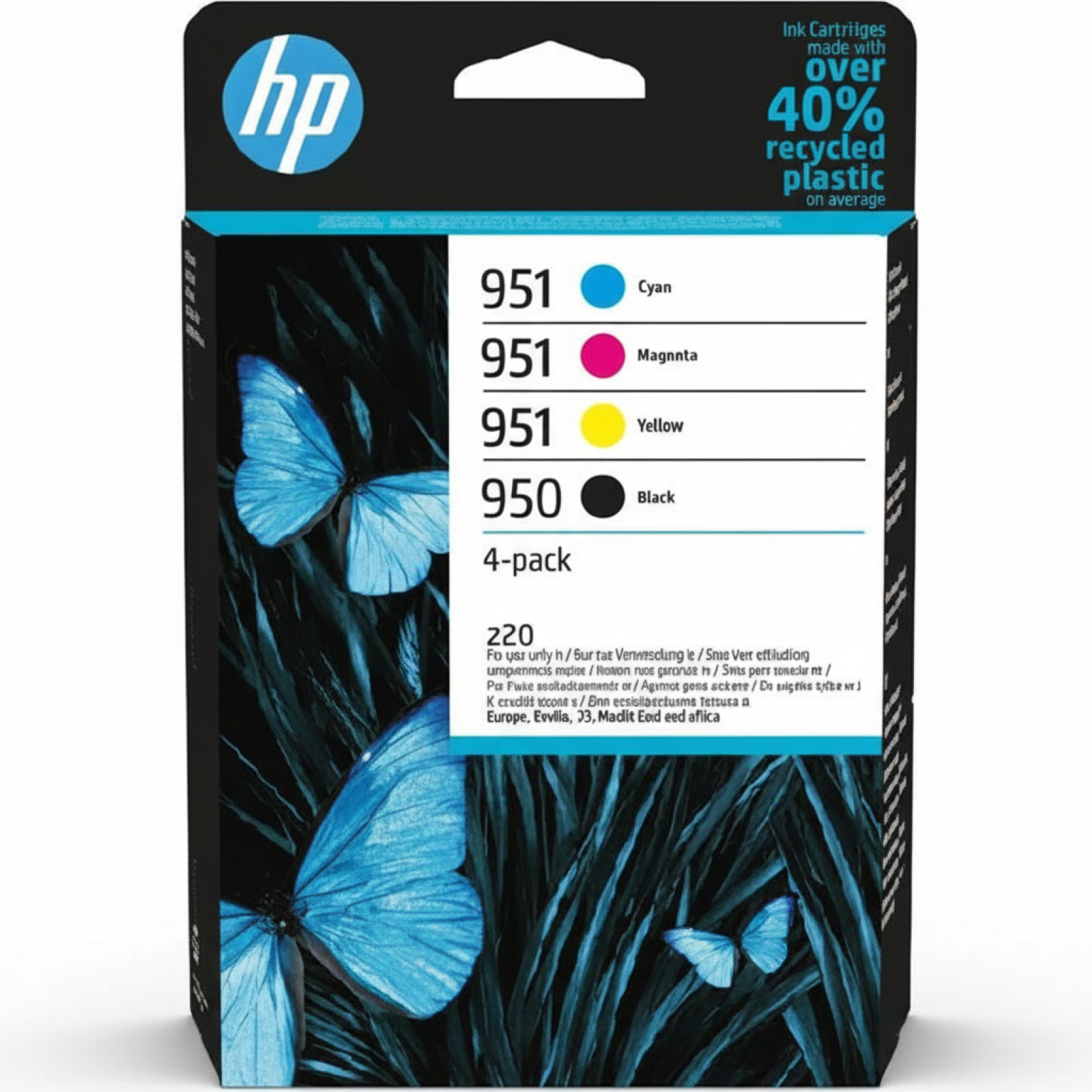 Original OEM Ink Cartridges HP 950 BK + 951 CMY (6ZC65AE) (multi pack)