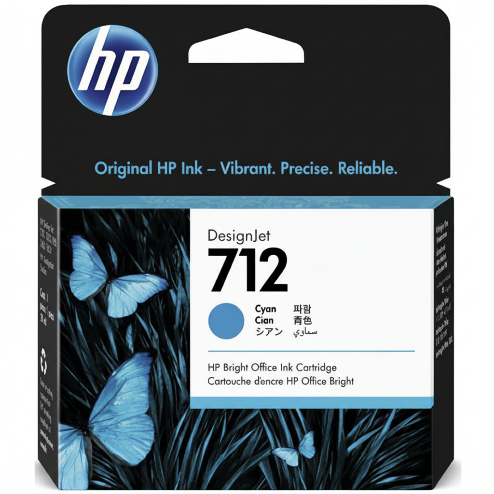 Original OEM Ink Cartridge HP 712 (3ED67A) (Cyan)