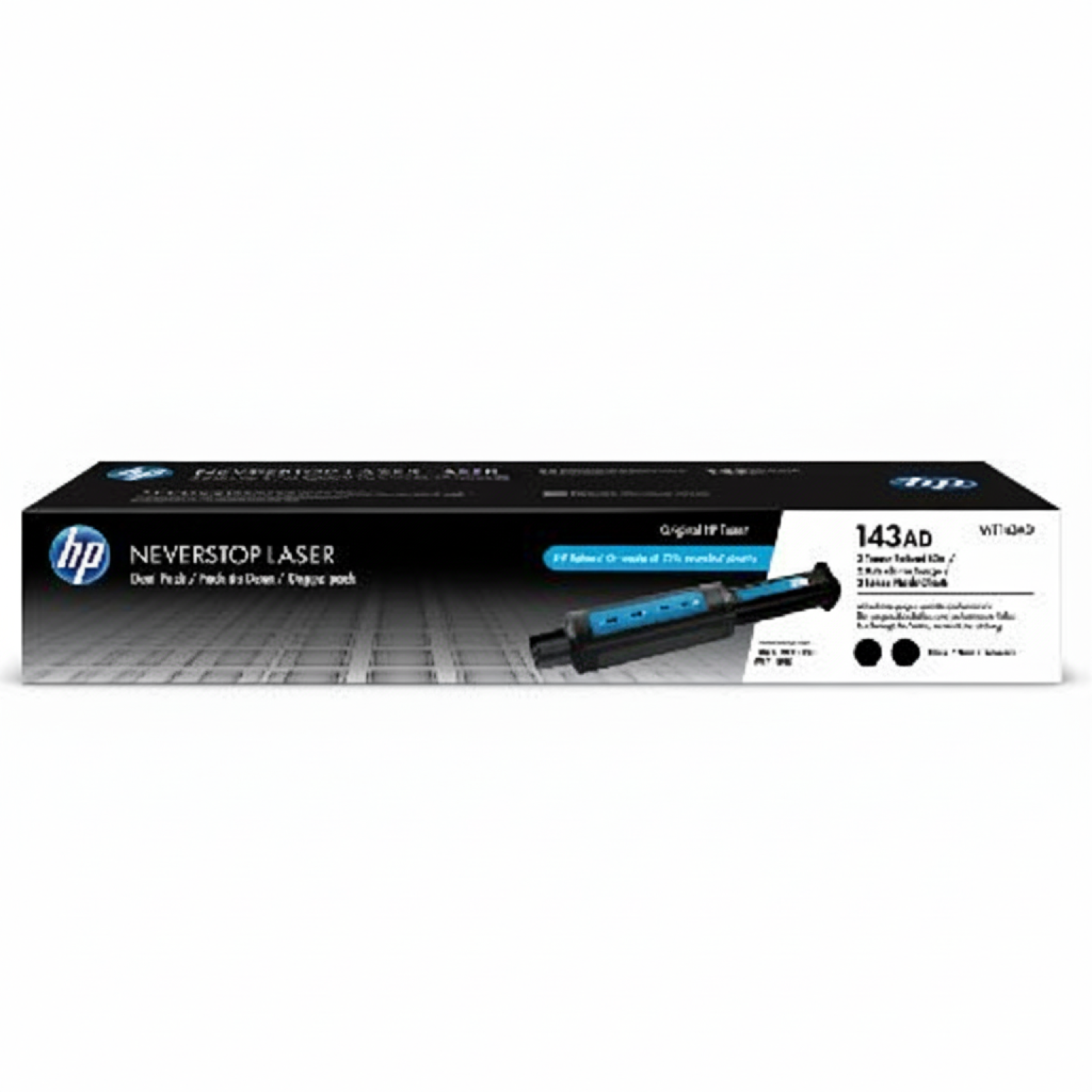 Original OEM Toners HP 143A (W1143AD) (Black) (2-pack)