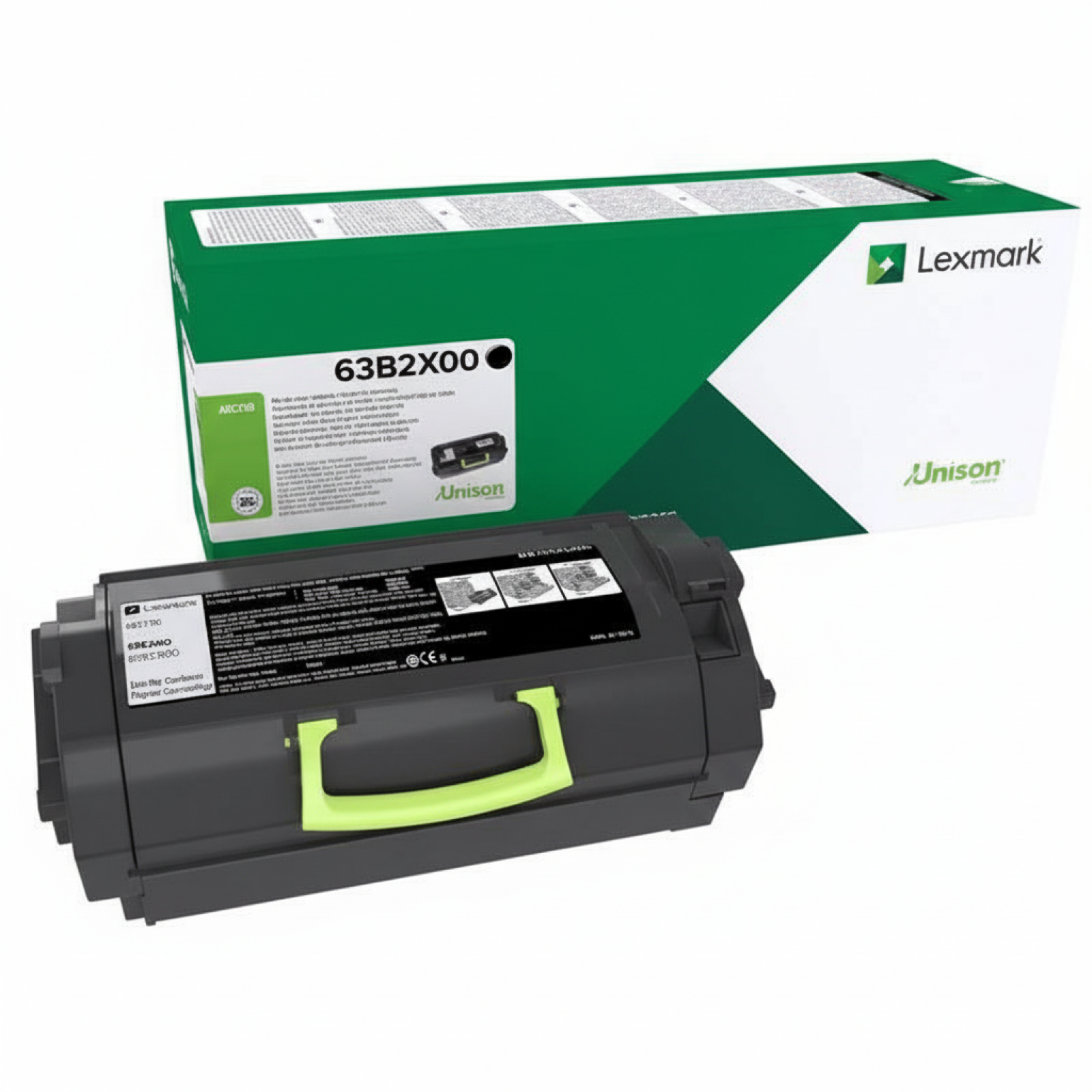 Original OEM Toner Lexmark MS717 X (63B2X00) (Black)