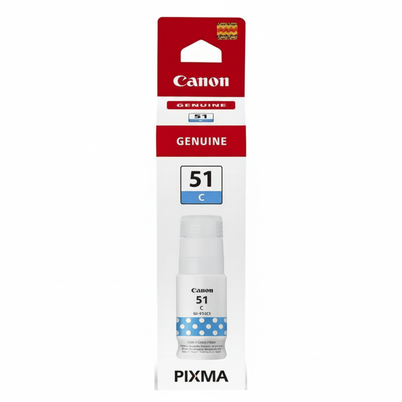 Original OEM Ink Cartridge Canon GI-51 C (4546C001) (Cyan)