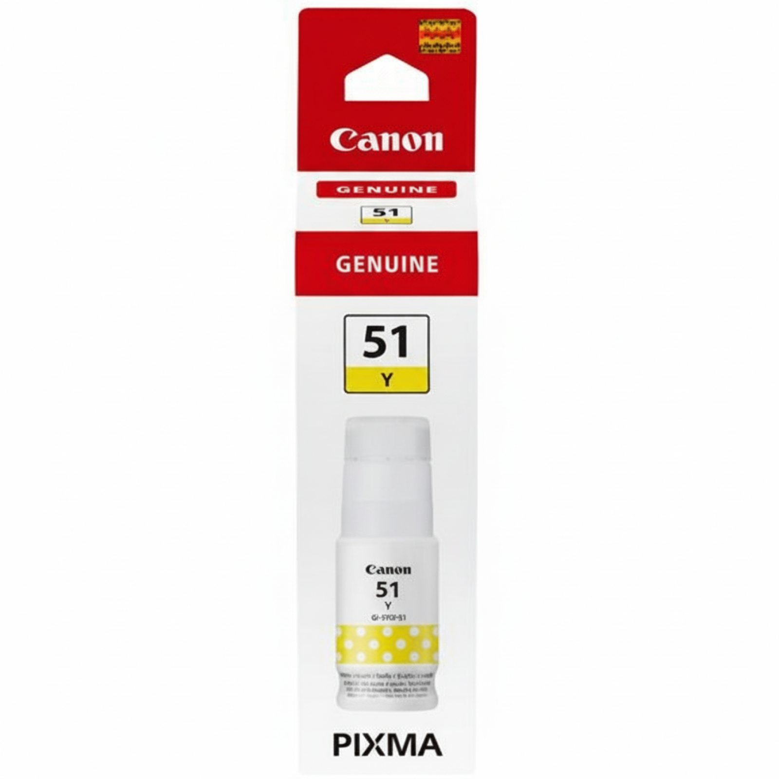 Original OEM Ink Cartridge Canon GI-51 Y (4548C001) (Yellow)
