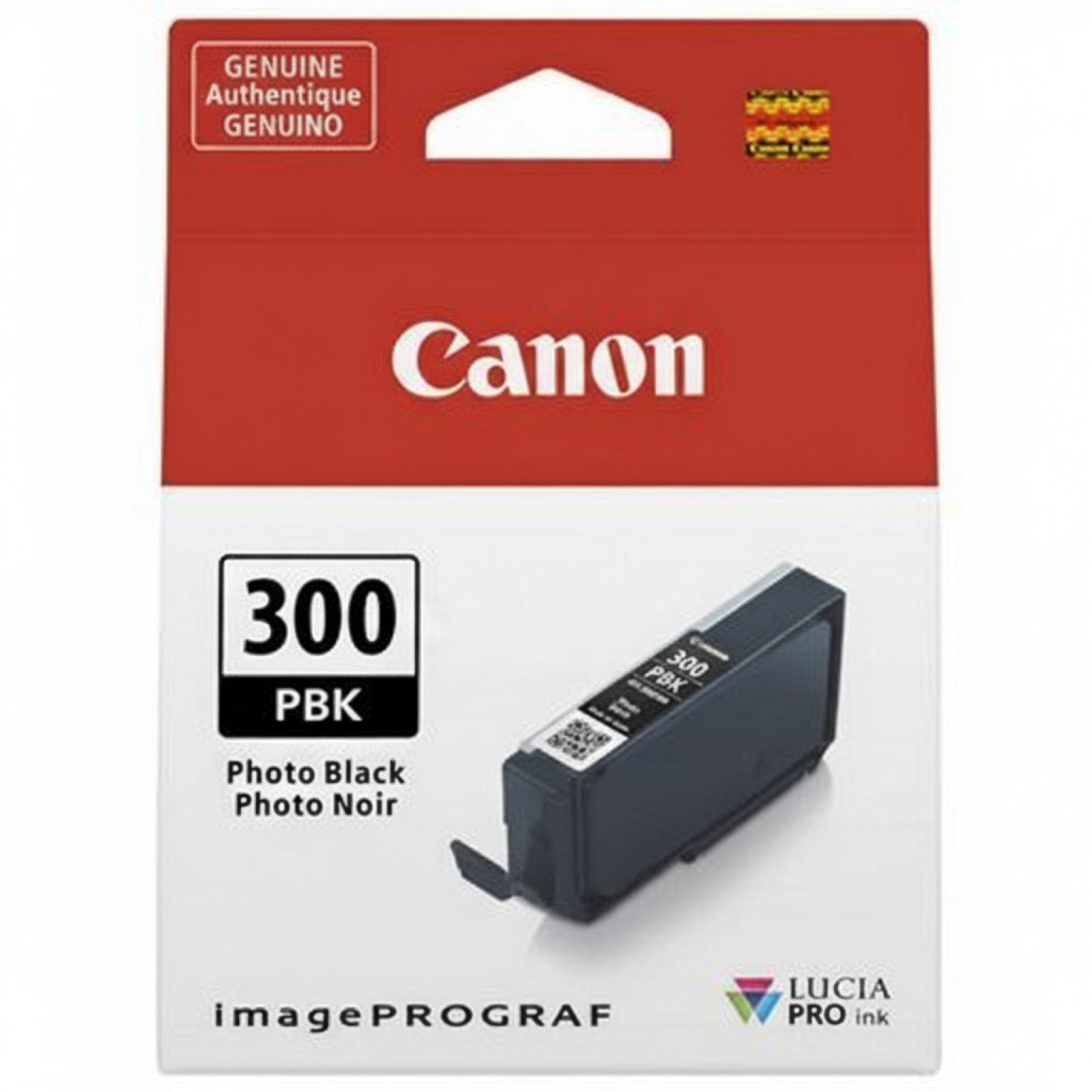 Original OEM Ink Cartridge Canon PFI-300PBK (4193C001) (Black Photo)