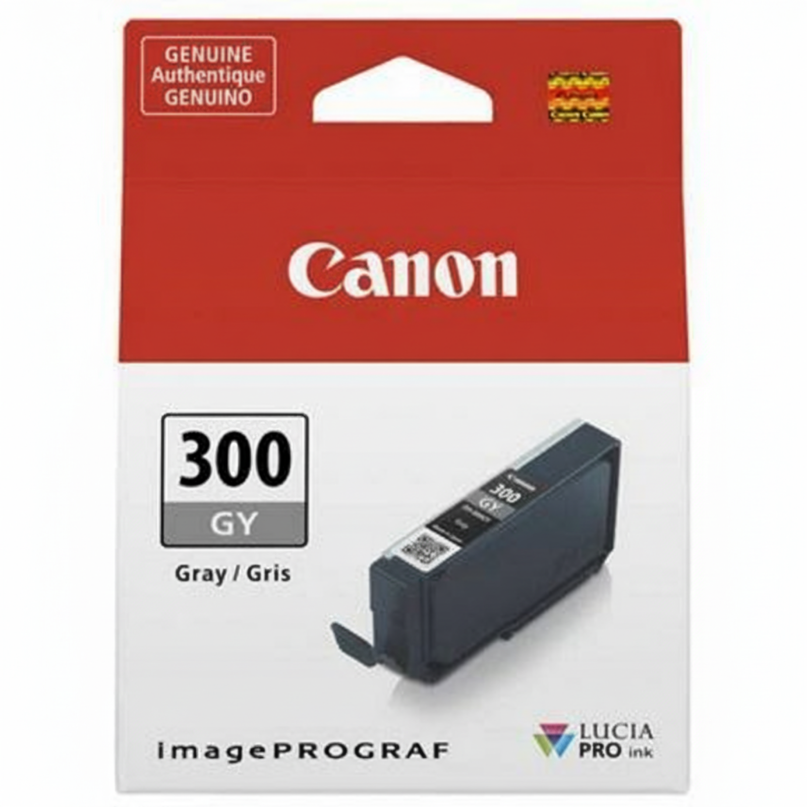 Original OEM Ink Cartridge Canon PFI-300GY (4200C001) (Gray)
