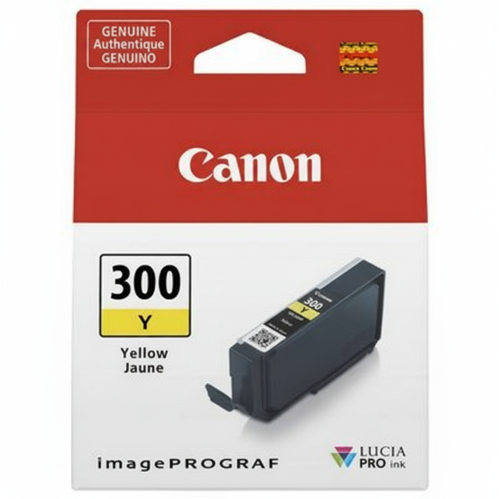 Original OEM Ink Cartridge Canon PFI-300Y (4196C001) (Yellow)