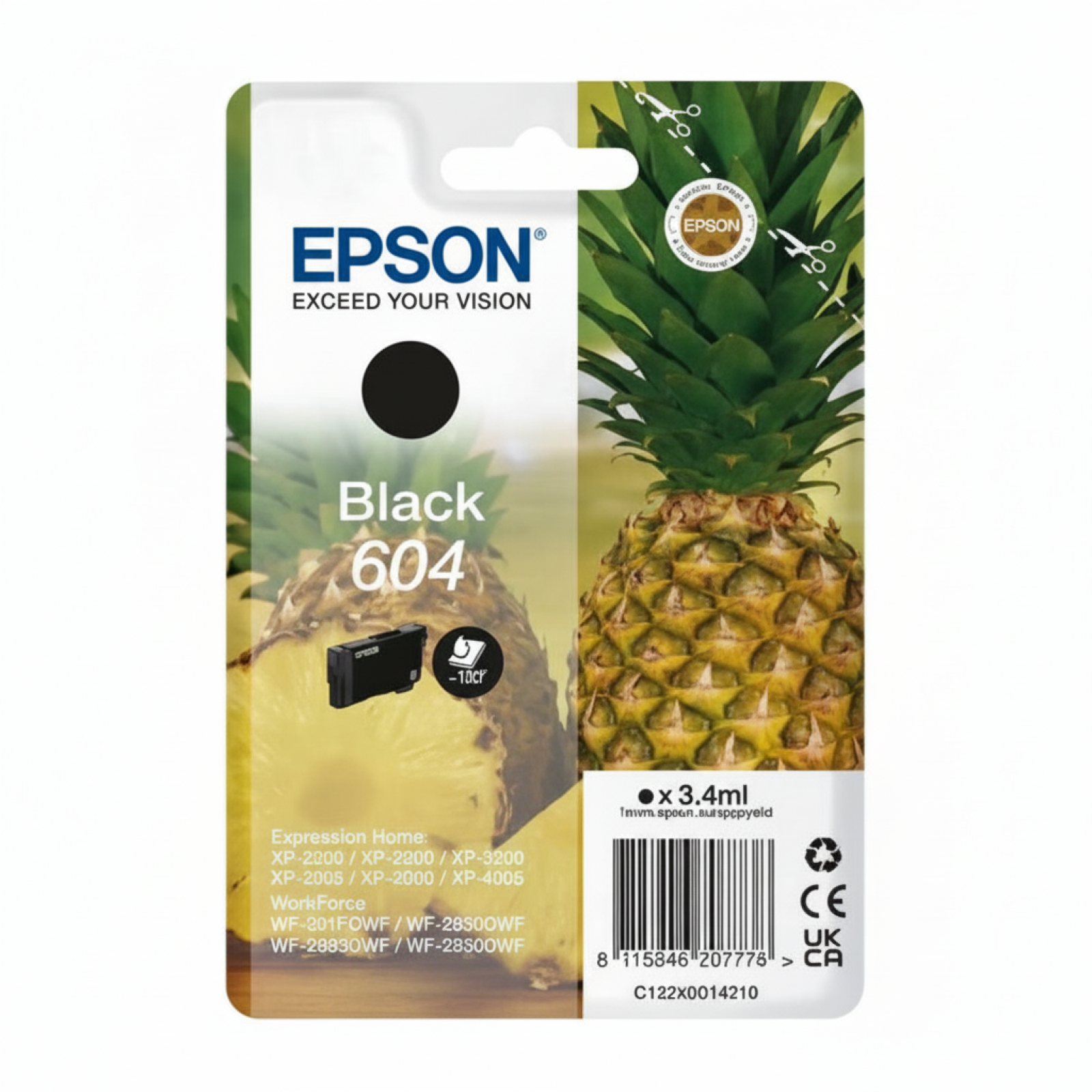 Original OEM Ink Cartridge Epson 604 (C13T10G14010) (Black)