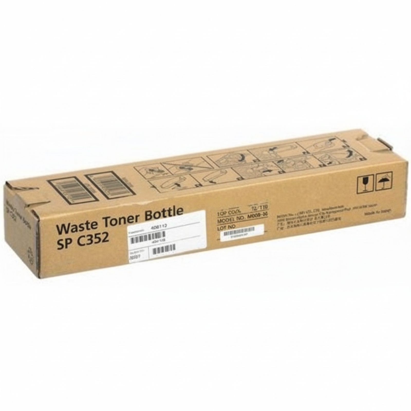Original OEM Waste Toner Tank Ricoh C352 (408110, 408228)