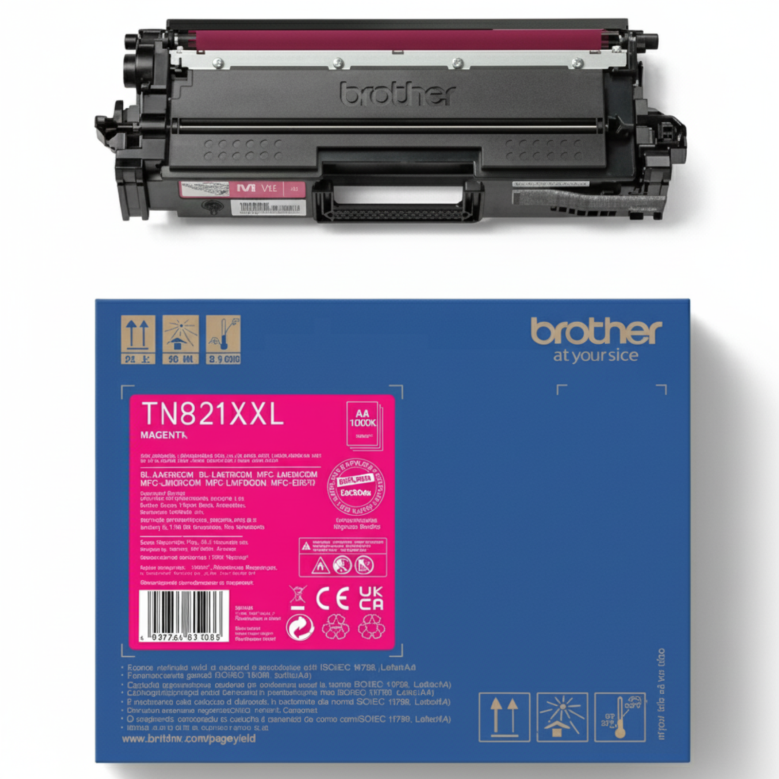 Original OEM Toner Brother TN-821XXLM (TN821XXLM) (Magenta)