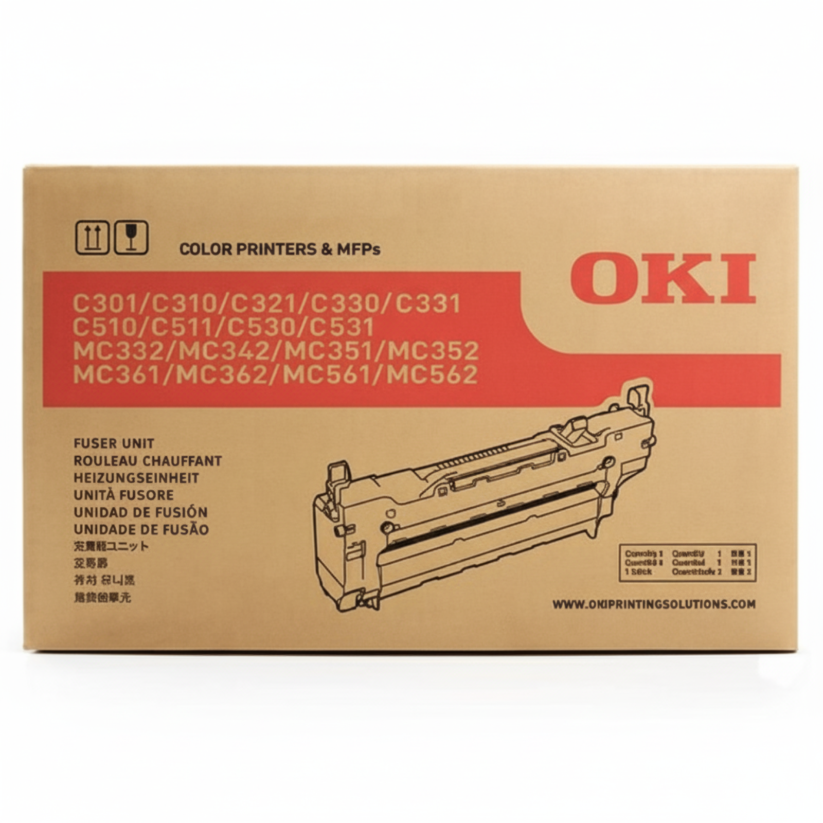 Original OEM Fuser Unit Oki C310 (44472603)
