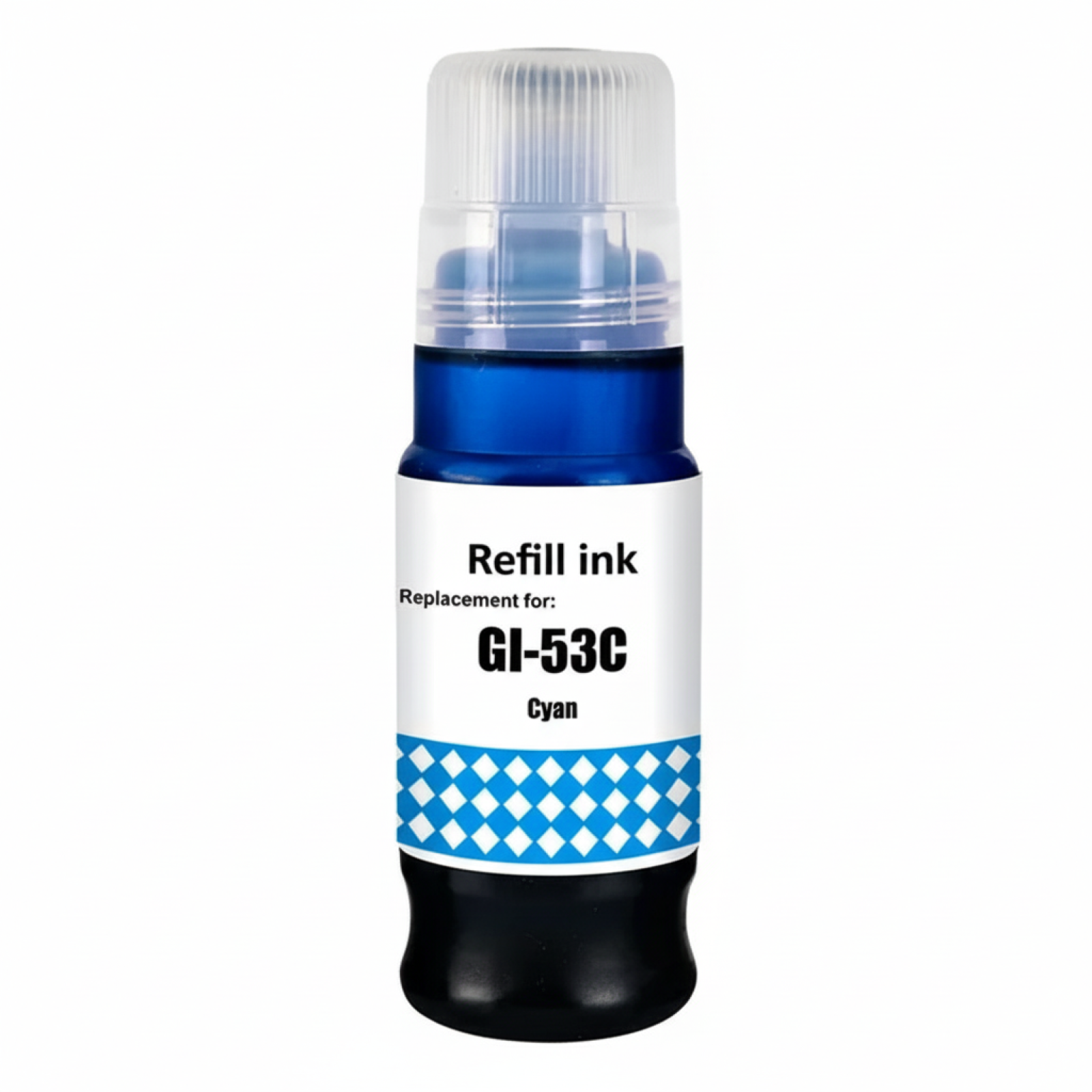 Compatible Ink Cartridge GI-53 C for Canon (4673C001) (Cyan)