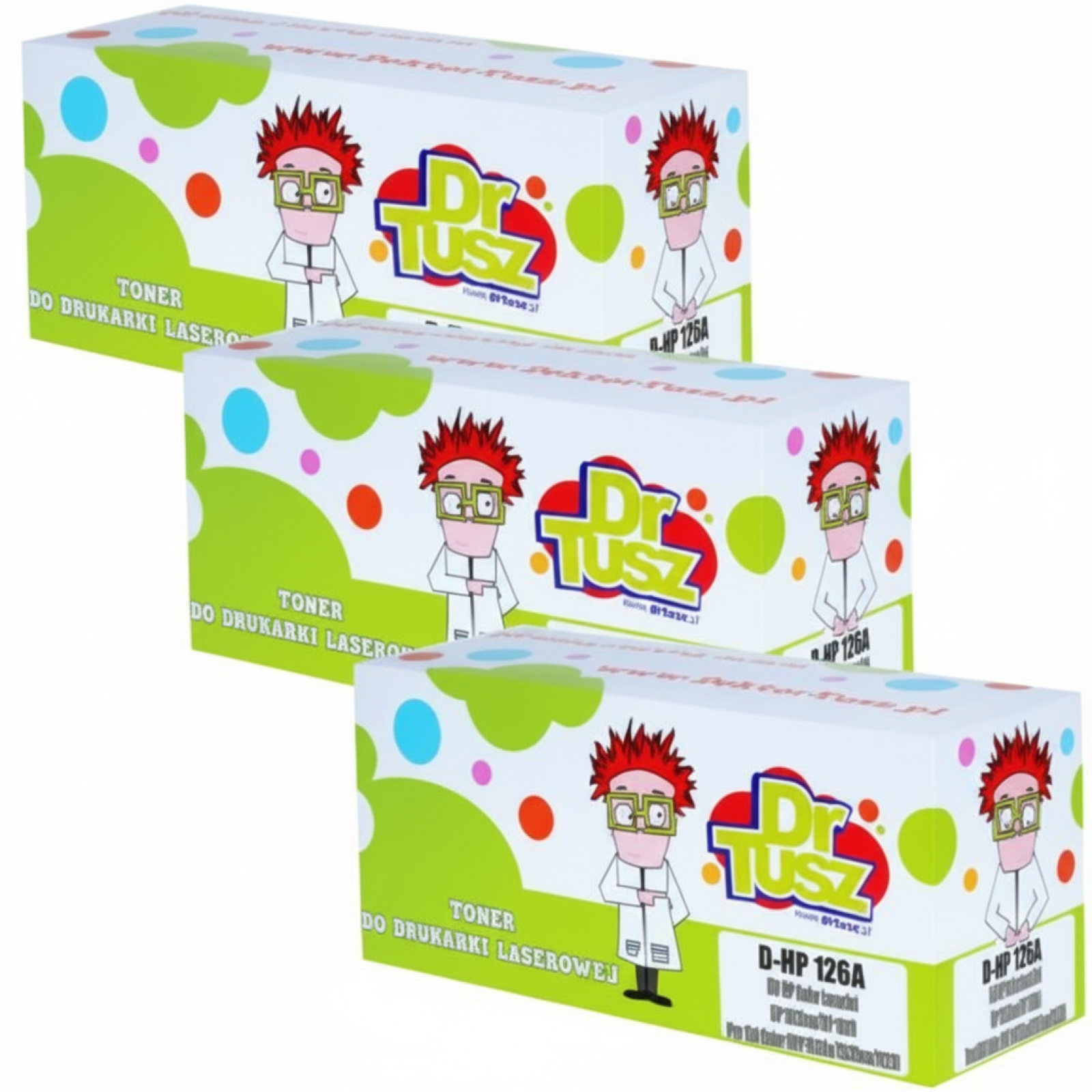 Compatible Toners 126A CMY for HP (CF341A) (3-pack)