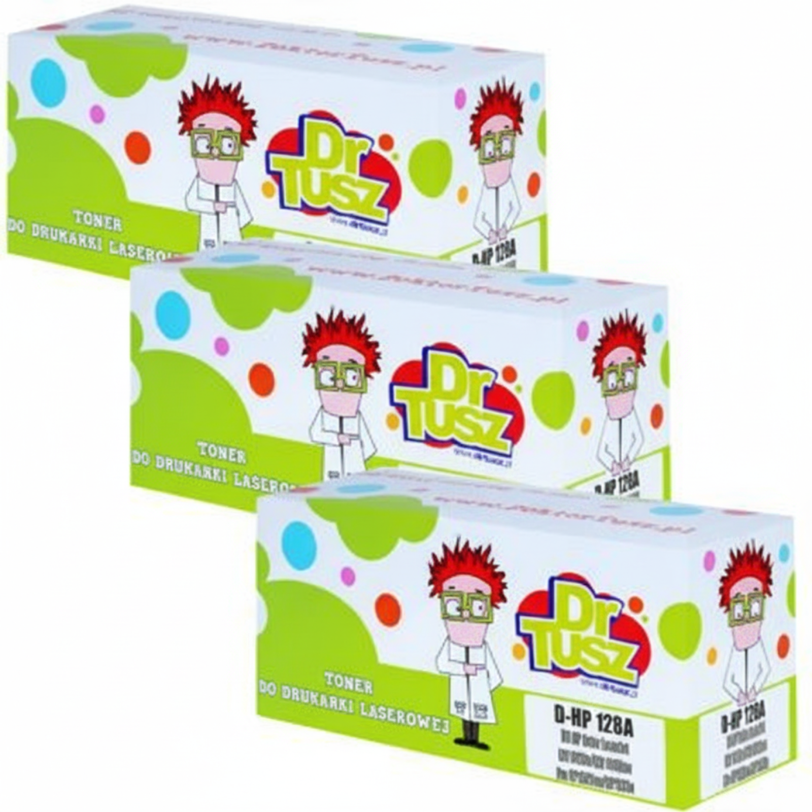 Compatible Toners 128A CMY for HP (CF371AM) (3-pack)