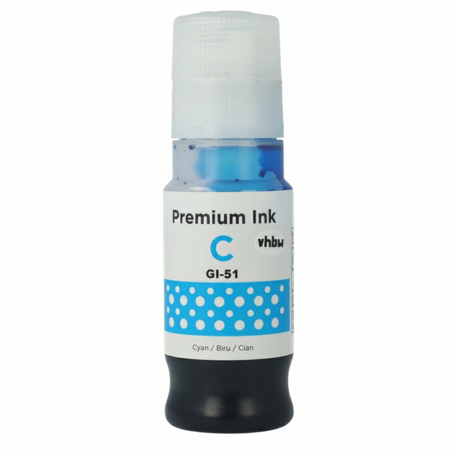 Compatible Ink Cartridge GI-51 C for Canon (4546C001) (Cyan)