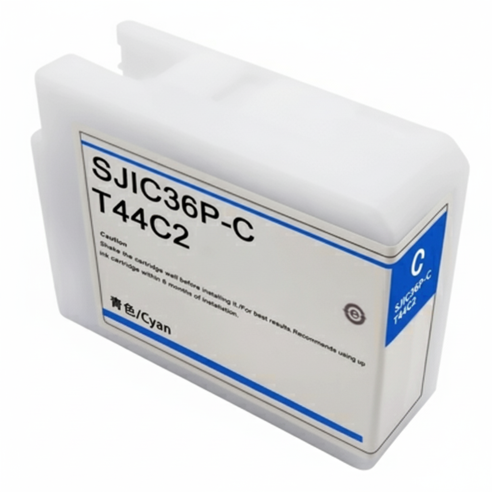 Compatible Ink Cartridge T44C2 for Epson (SJIC36P-C) (Cyan)