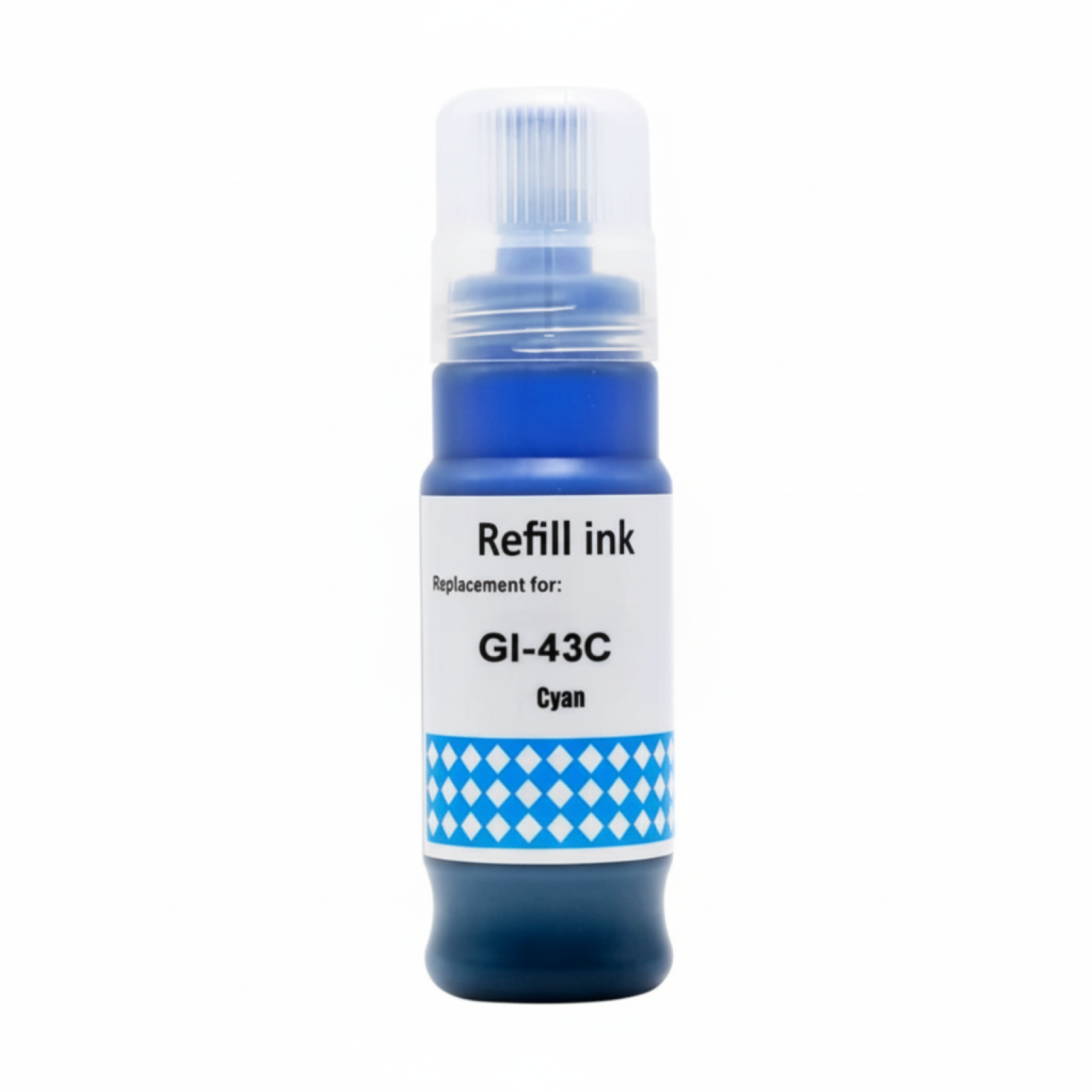 Compatible Ink Cartridge GI-43 C for Canon (4672C001) (Cyan)
