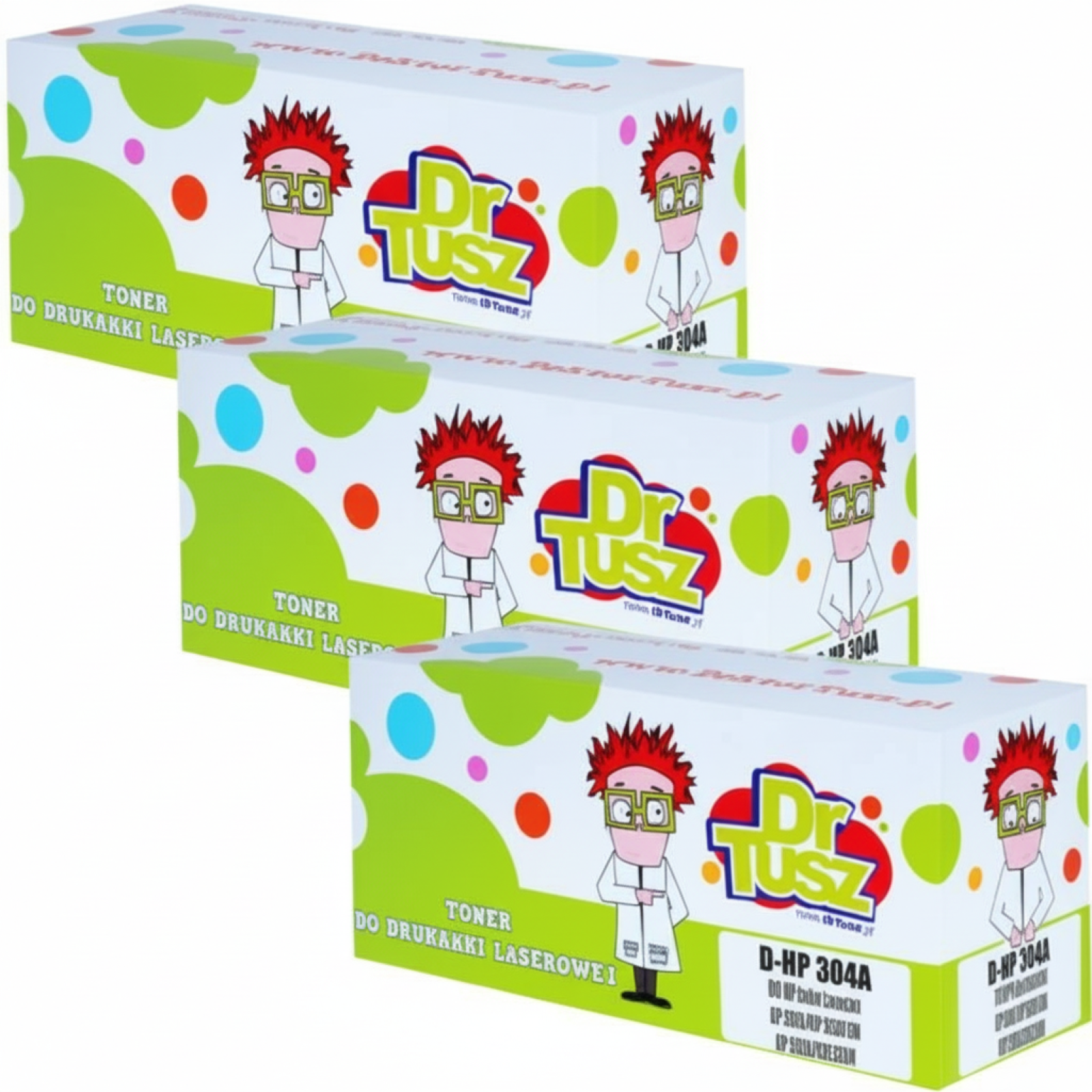 Compatible Toners 304A CMY for HP (CF372AM) (3-pack)