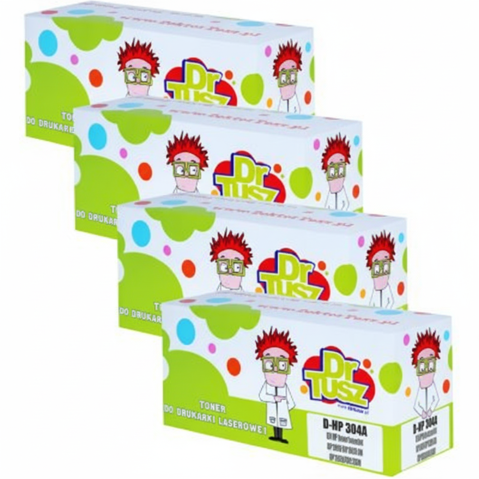 Compatible Toners 304A CMYK for HP (DT-TH-304A K) (multi pack)